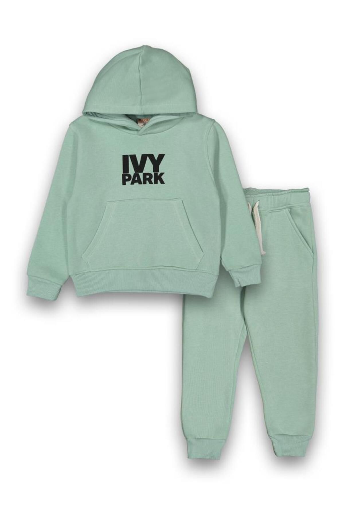 MUTT IVY PARK Fleece Hooded Children s Tracksuit Set 2 9 Age