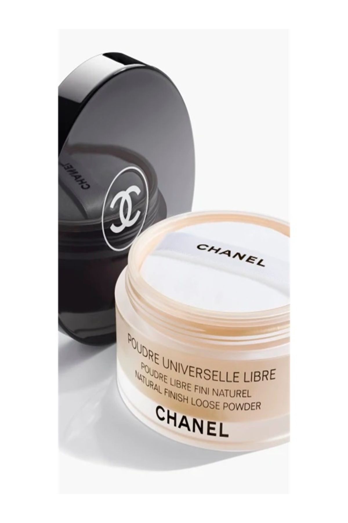Chanel پودر فیکس کننده آرایش UNIVERSELLE LIBRE مات کننده و ضد براقیت رنگ بژ روشن