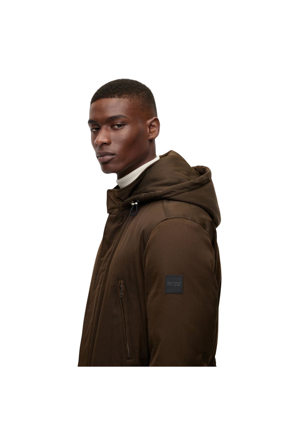 Hugo Boss Hooded Men s Goose Down Coat 10220362 01 Trendyol