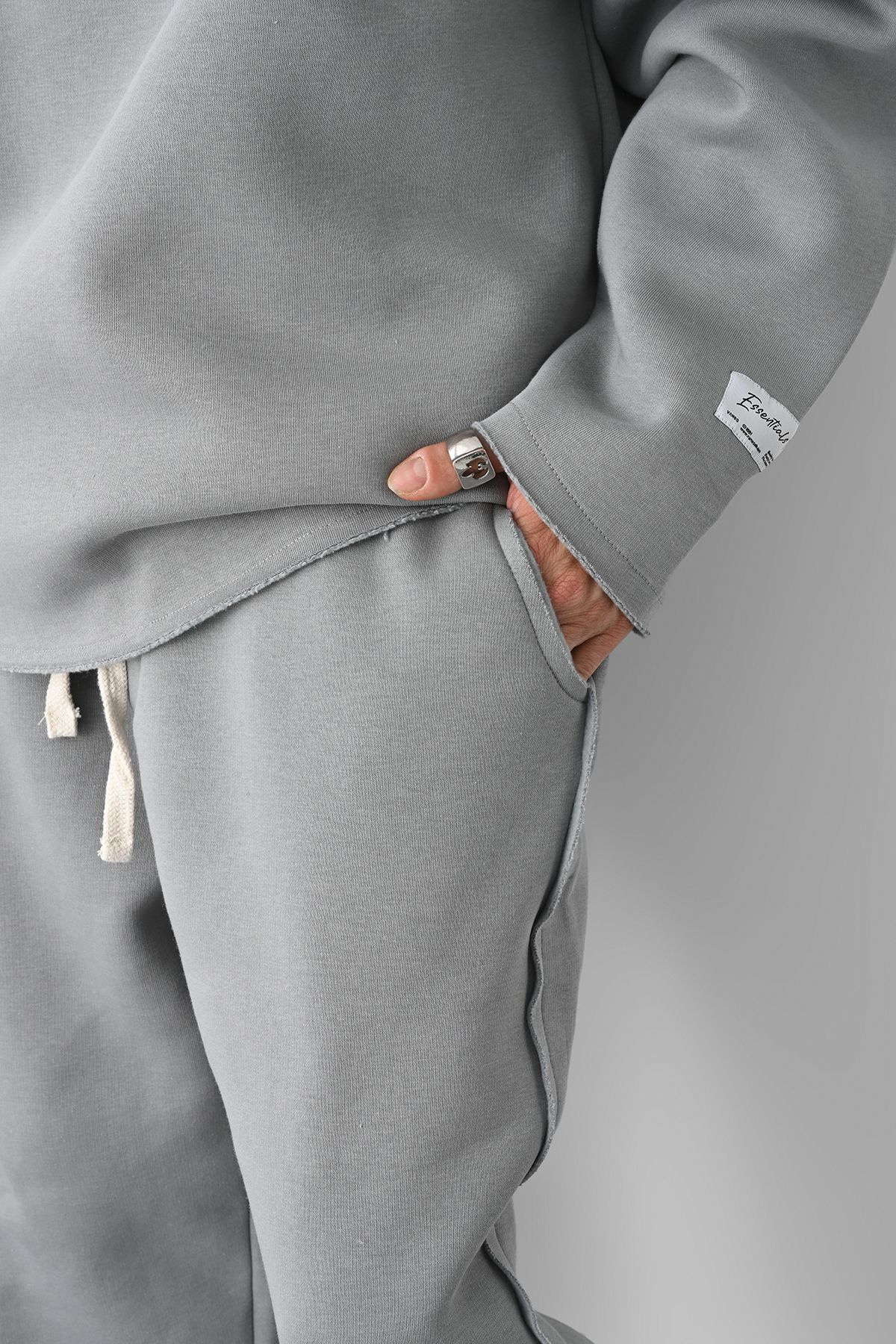 Grey top trackie bottoms
