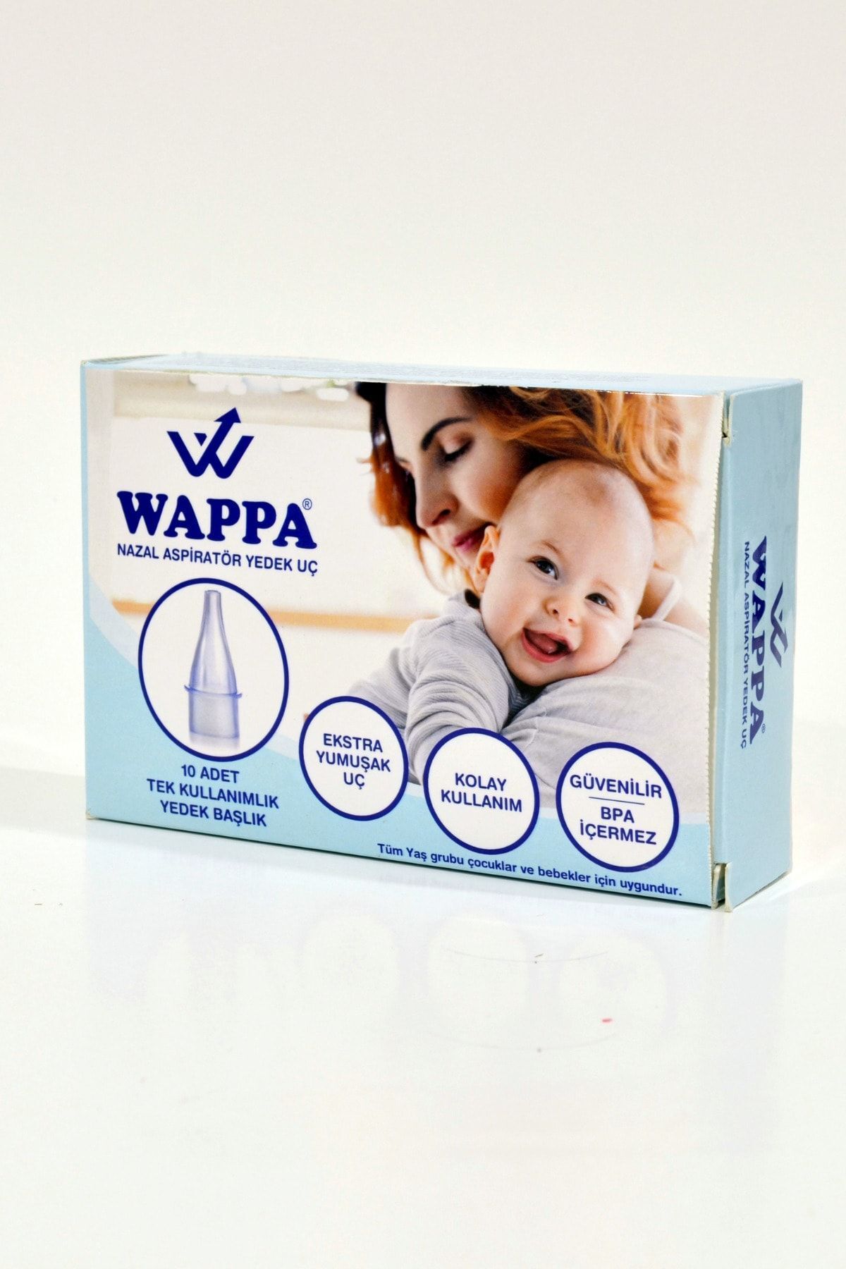 WAPPA Otribebe, , Brunobaby Uyumlu Nazal Burun Aspiratörü Yedek Uç (10 ADET) fotoğrafı 4 (önizleme)