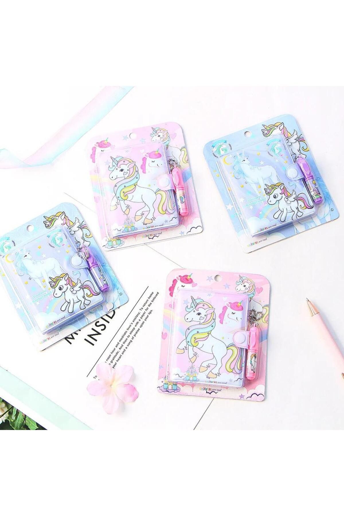 BLA GROUP-Set de pixuri mini caiet drăguț UNICORN Unicorn 4