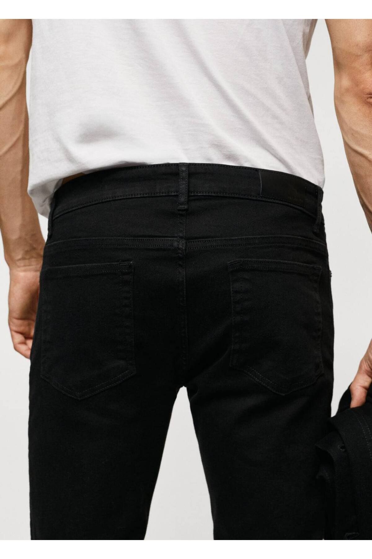 MANGO Man-Blugi Patrick slim fit ultra-moale la atingere 6