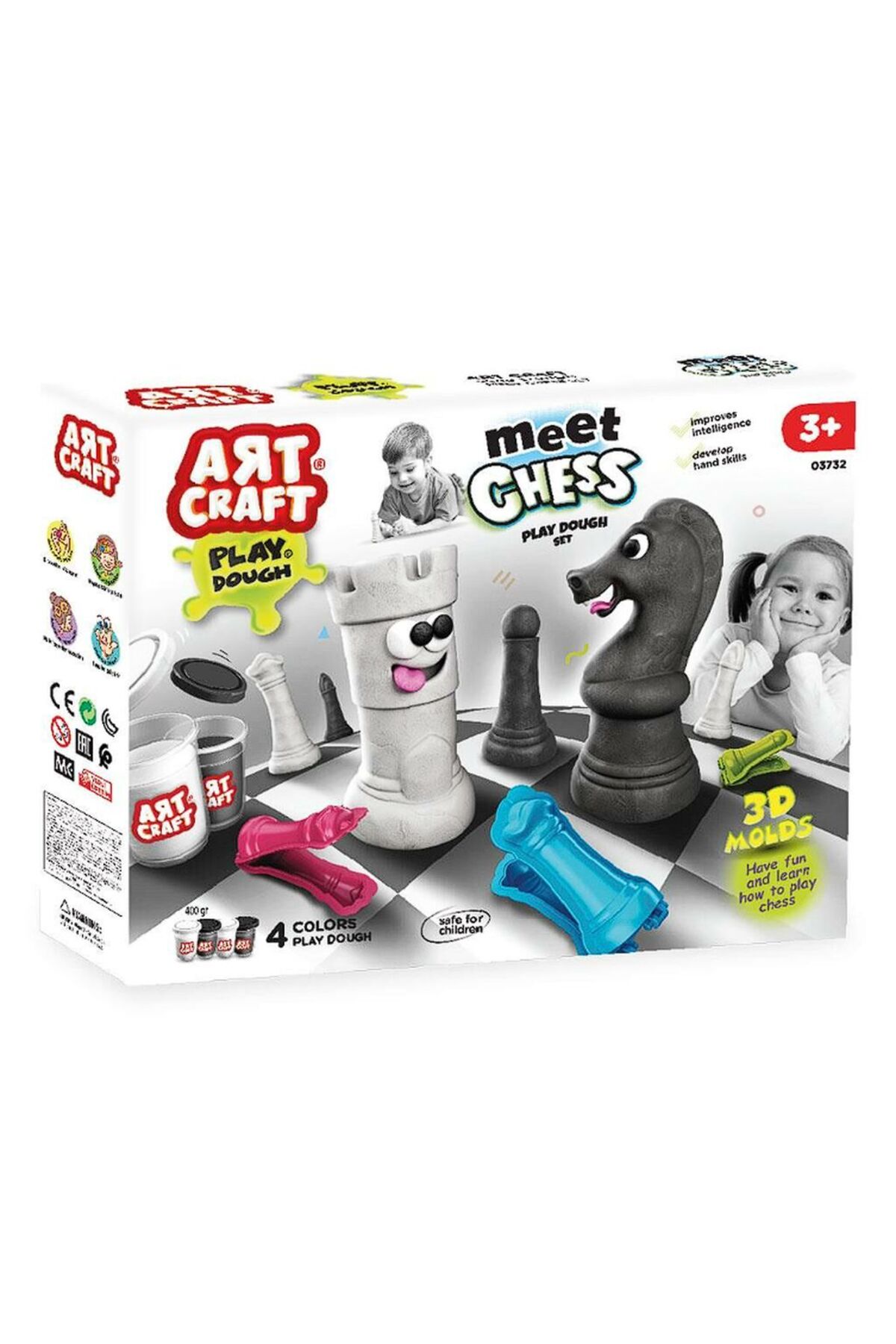 ds2 ARTCRAFT Satranç Hamur Seti 400 Gram Fiyatı, Yorumları Trendyol