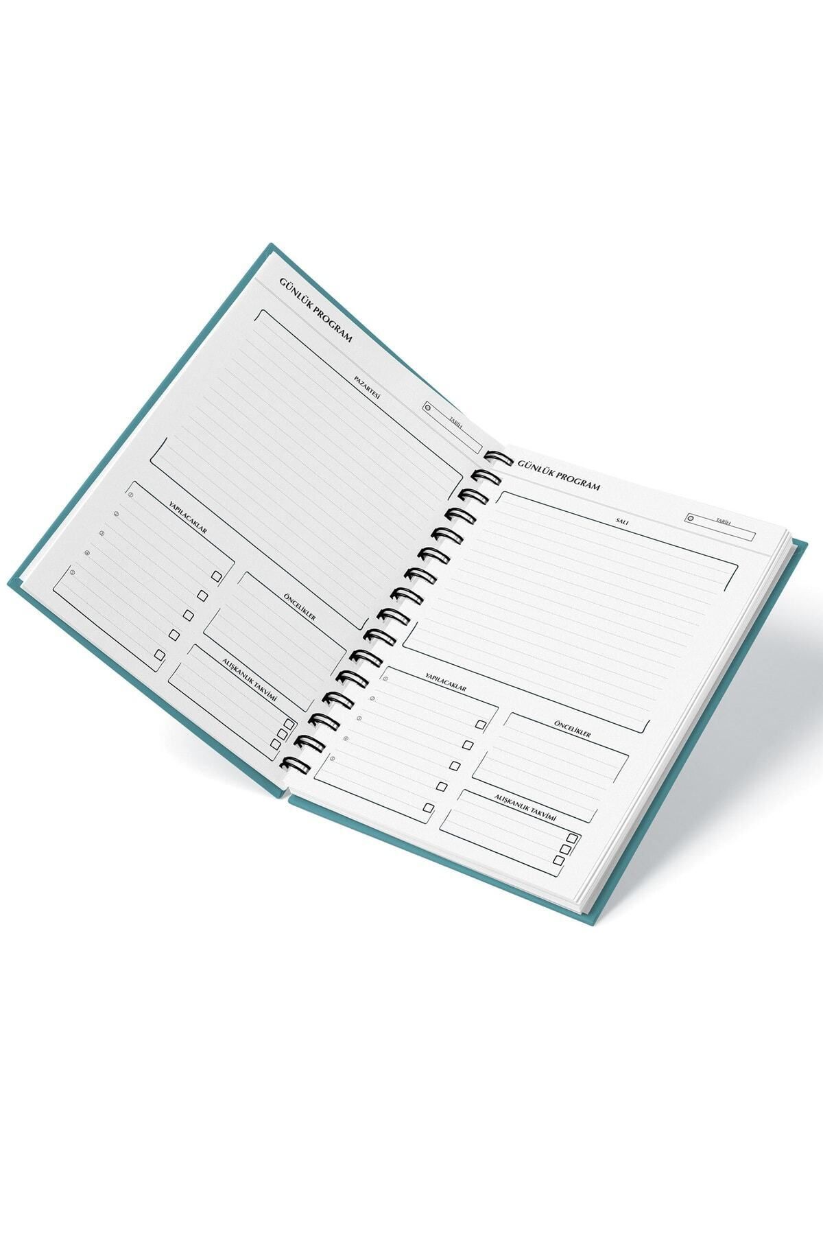Deep Notebook-Timeless Planner Agenda A5 Spiral Color Transition Colorful Design 3