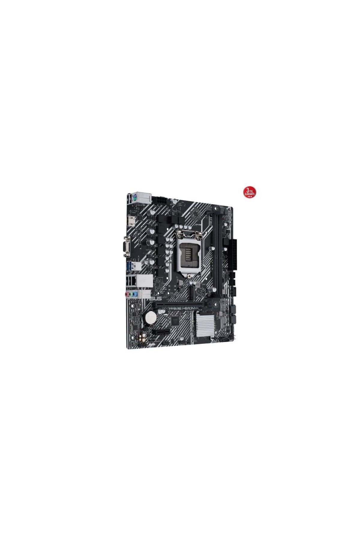 ASUS-PRIME H510M-K R2.0 - Motherboard with DDR4, M.2, D-SUB, HDMI, 10-11. Generation, LGA1200 Sockets 3