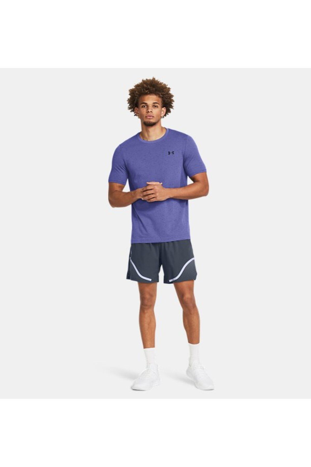 تی شرت بنفش مردانه آستین کوتاه یکپارچه 1382801 561 Under Armour