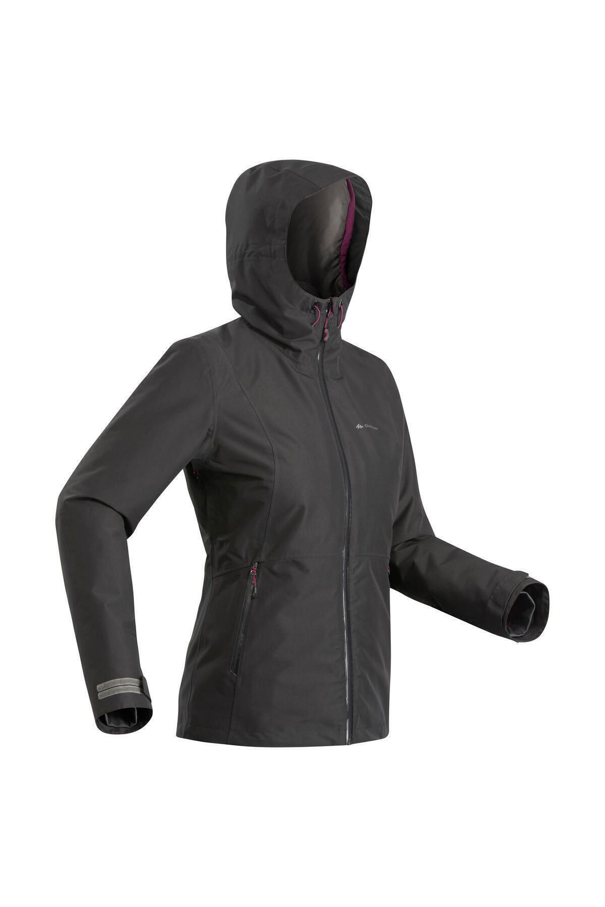 Decathlon Forclaz Kad n 3 1 Arada Outdoor Trekking Ya murlu u Siyah Travel 500 8 c