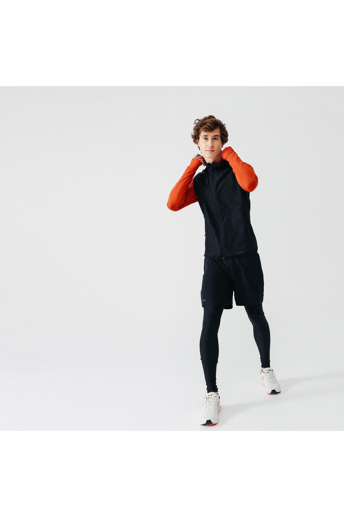 Decathlon Kalenji Men s Running Windbreaker Black Run Wind