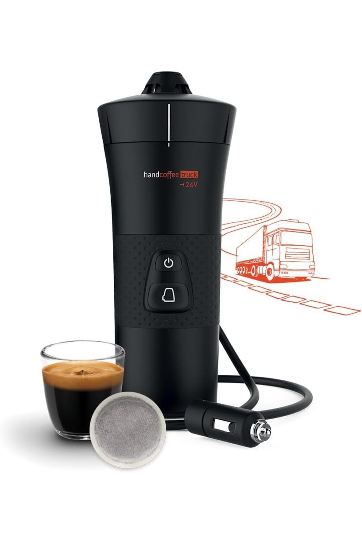 Handpresso 24V Taşınabilir Portatif Kahve Makinesi, Kamp ve Yolculuk İçin Mini Kahve Makinesi, El Kahvesi