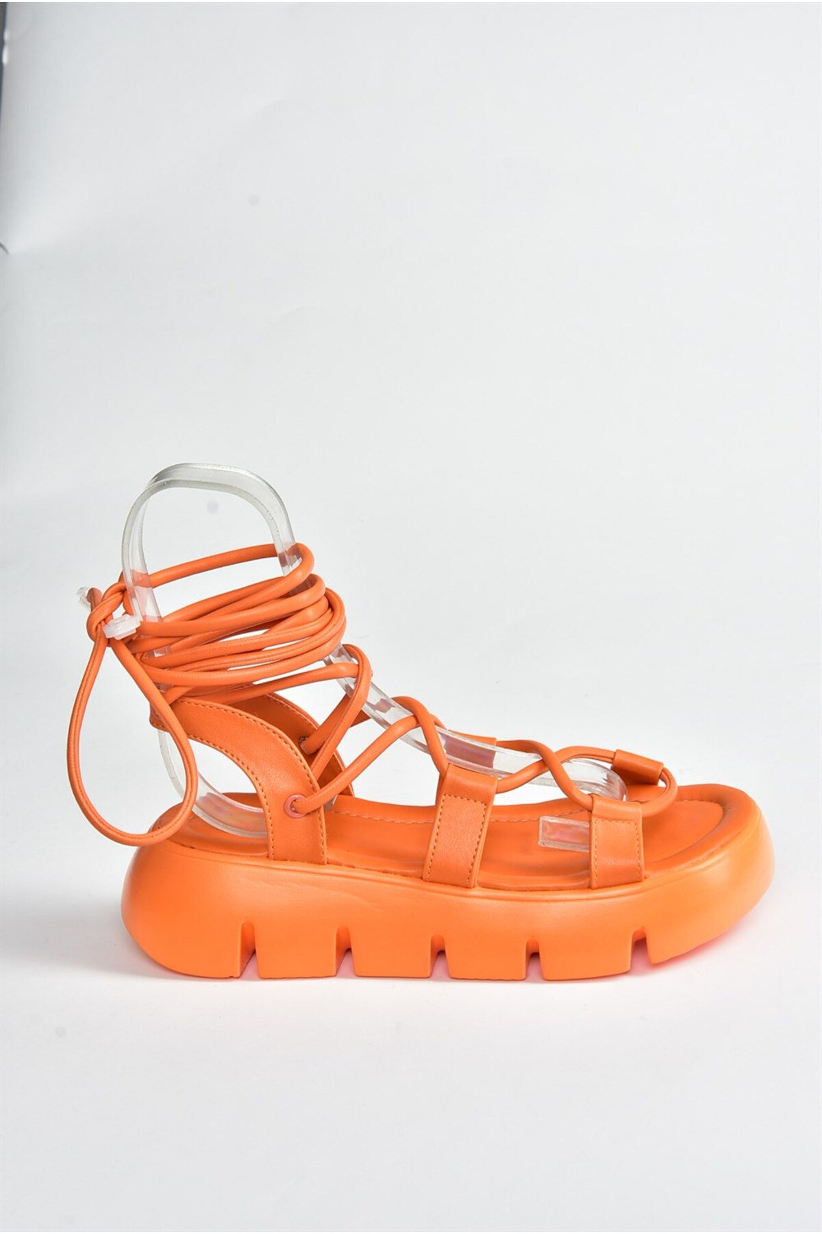 صندل زنانه نارنجی Fox Shoes | M2670830 اورجینال - تصویر 5