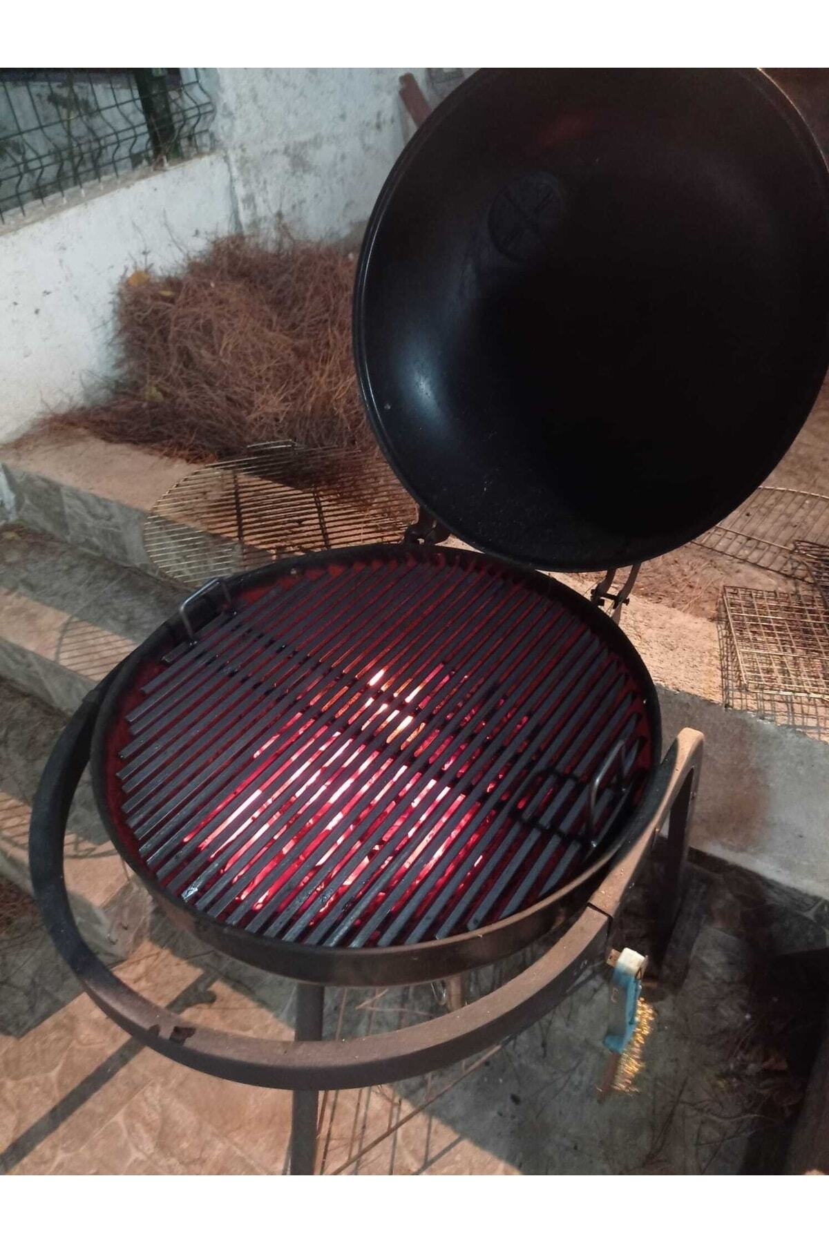34,5 Cm Yuvarlak Daire Döküm Küre Mangal Izgarası Blooma,weber,grillstar,robust Mangallarına Uygun 7