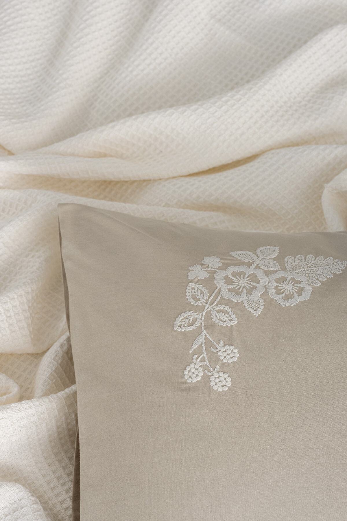 Cotton Box Spin Çift Kişilik Pike Takımı Cadis Krem 2