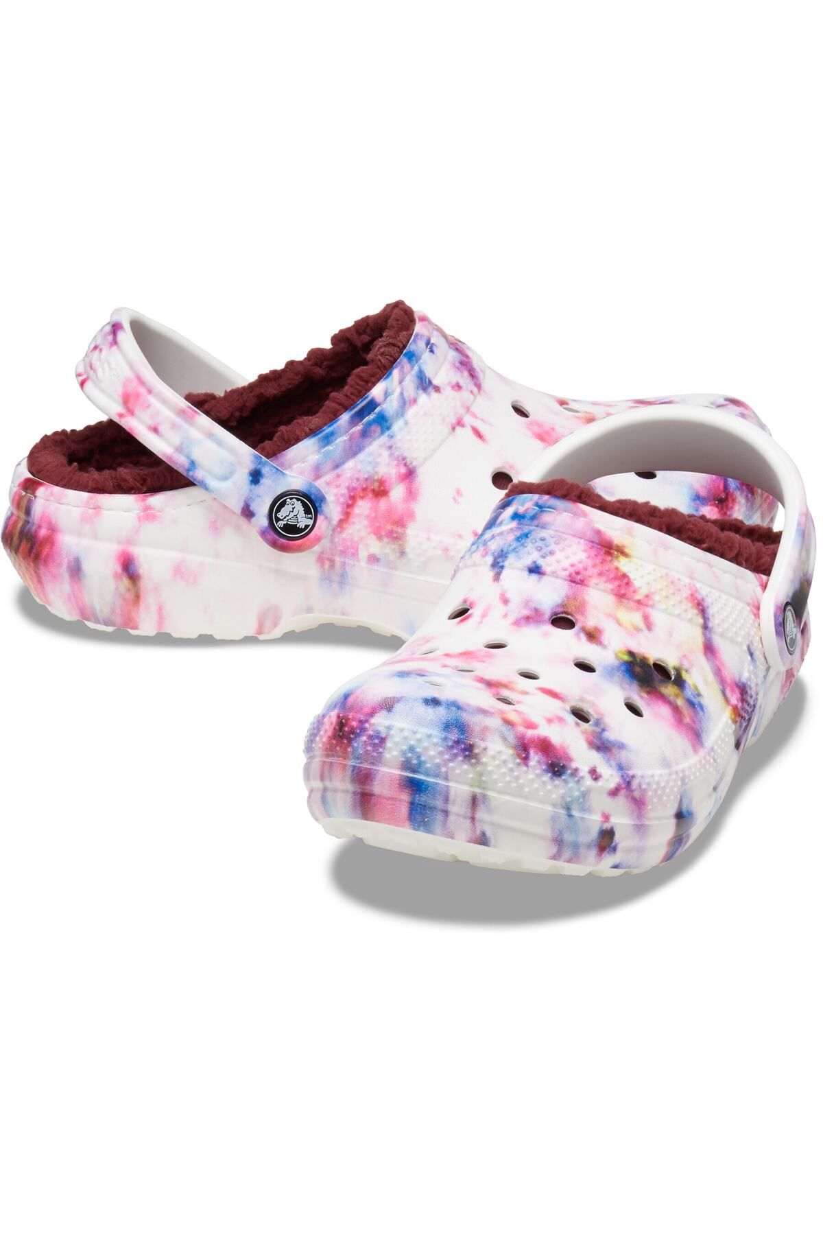 Crocs Classic Lined Tie Dye Clog Slippers Trendyol