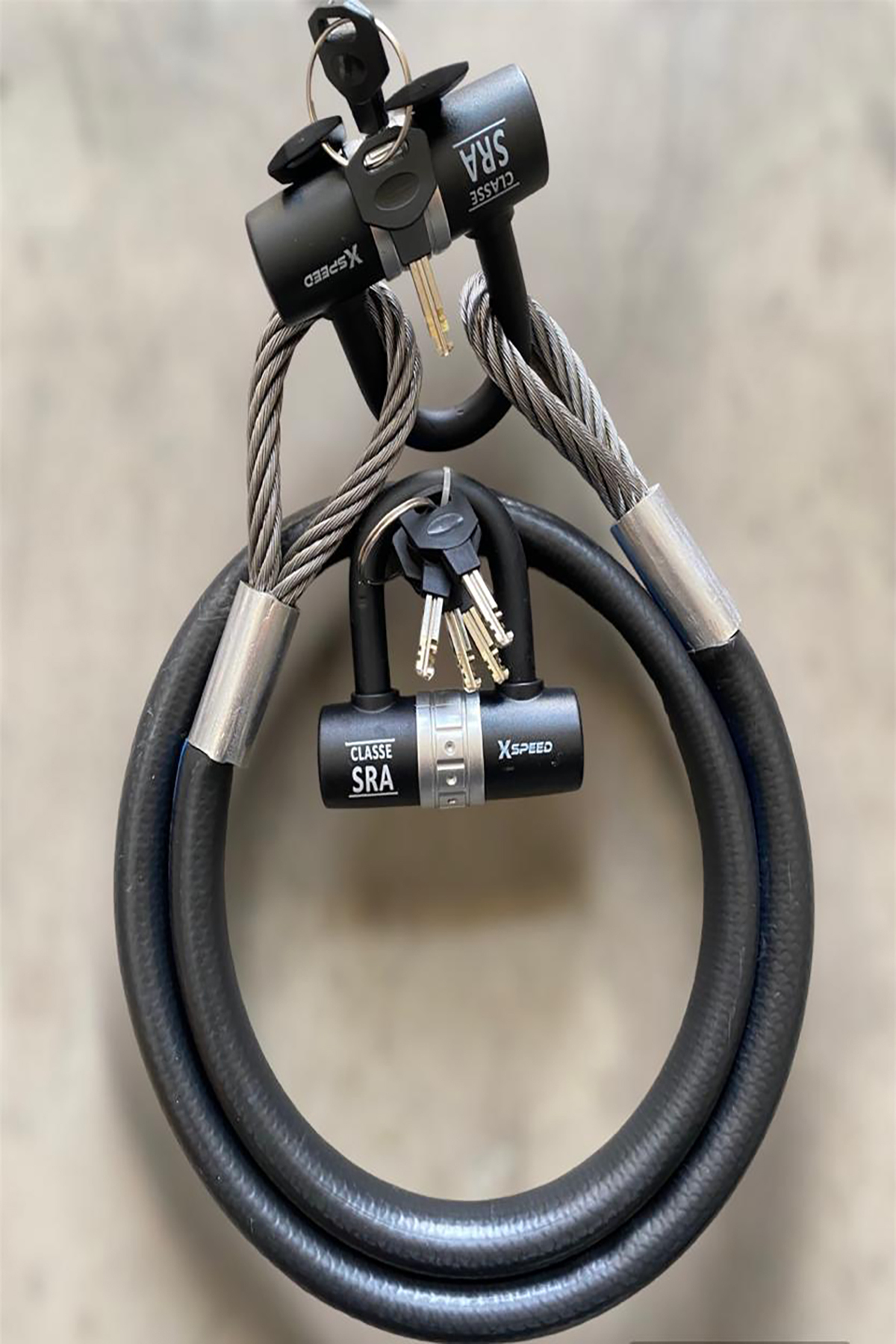 PADRİ motorsiklet 3 metre 10 mm Kesilmez Çelik Halat Motorsiklet Bağlama Halatı disk kilidi u bar