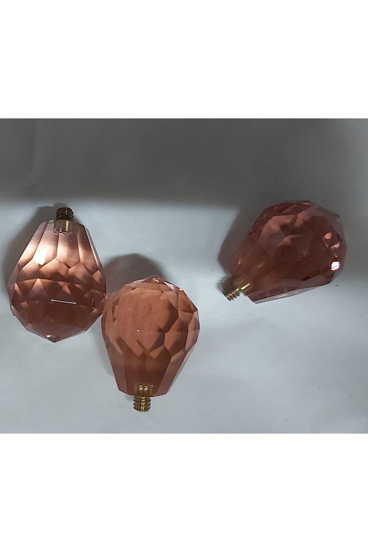 Metal Vidalı Kristal top taş