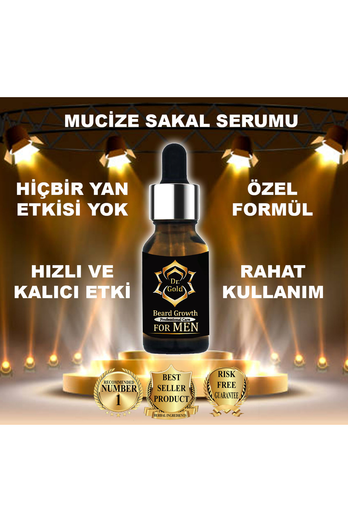 dr gold Sakal Dolgunlaştırıcı Ve Canlandırıcı Bakım Serumu& Sakal