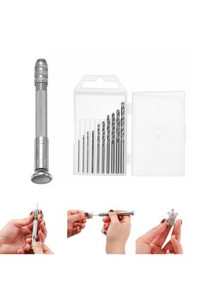 Getshop Alışveriş Pazarı Epoksi El Matkabı Manuel Seti Nikel