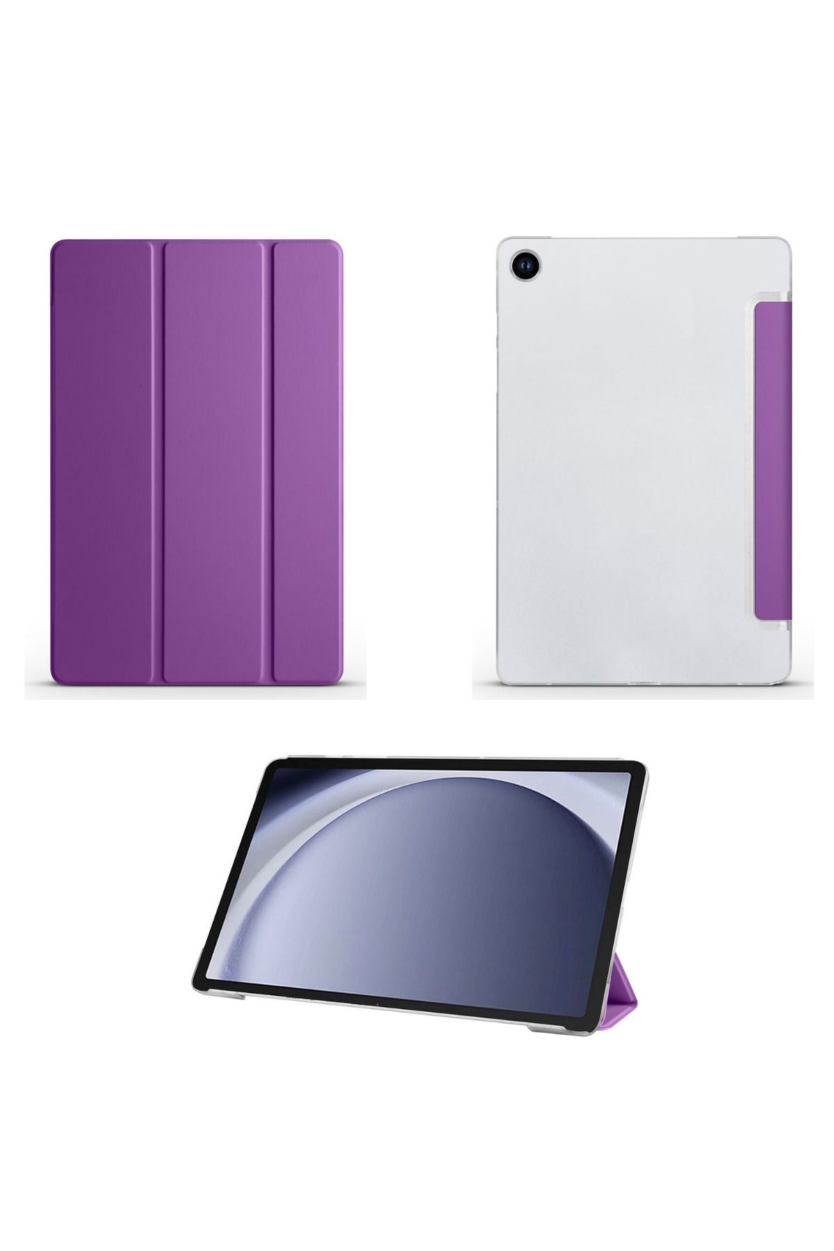 İncisoft-Samsung Galaxy Tab A9 Plus Sm-X210 Compatible Cover with Stand + Unbreakable Screen Protector + Pen Set of 3 2