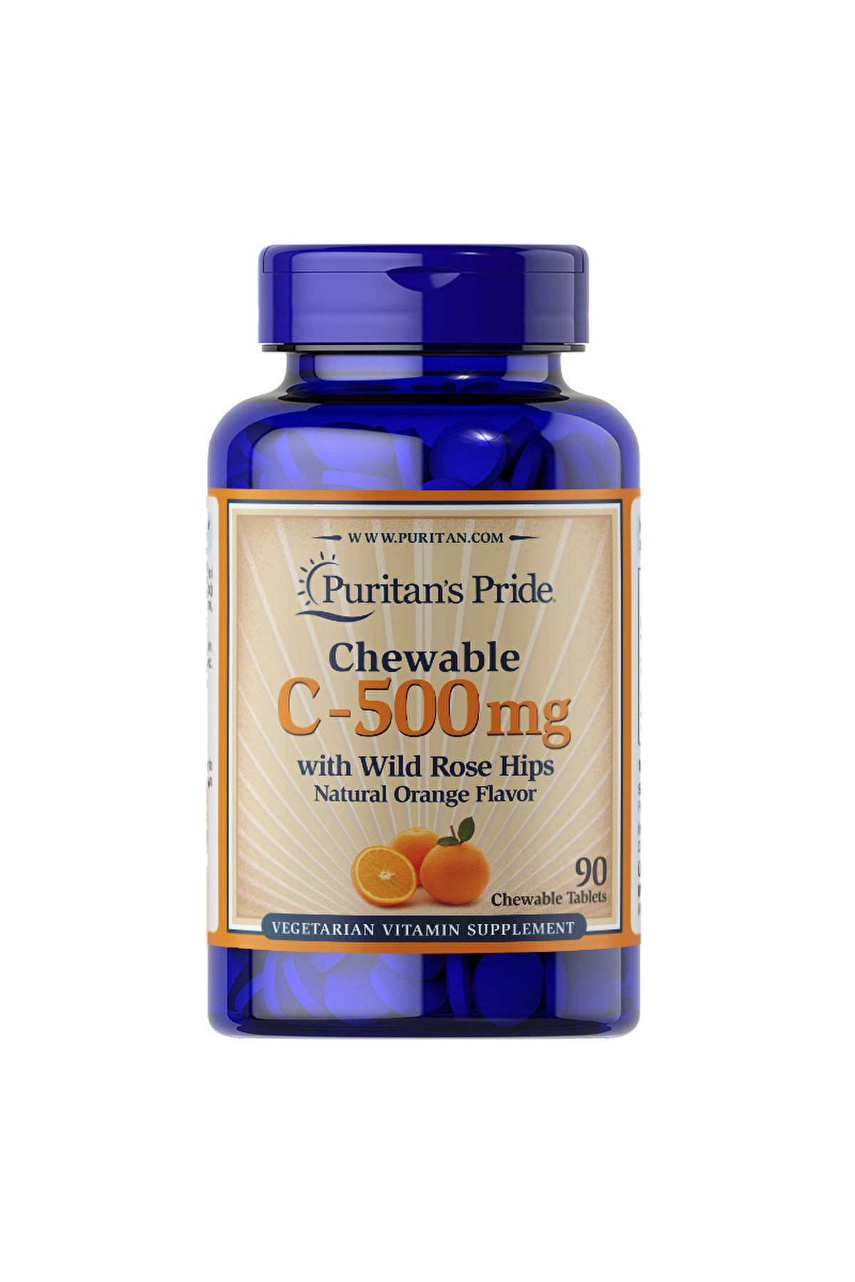 Vitamin C 500 Mg with Rose Hips 90 Chewable Tablet – UNFLAVORED