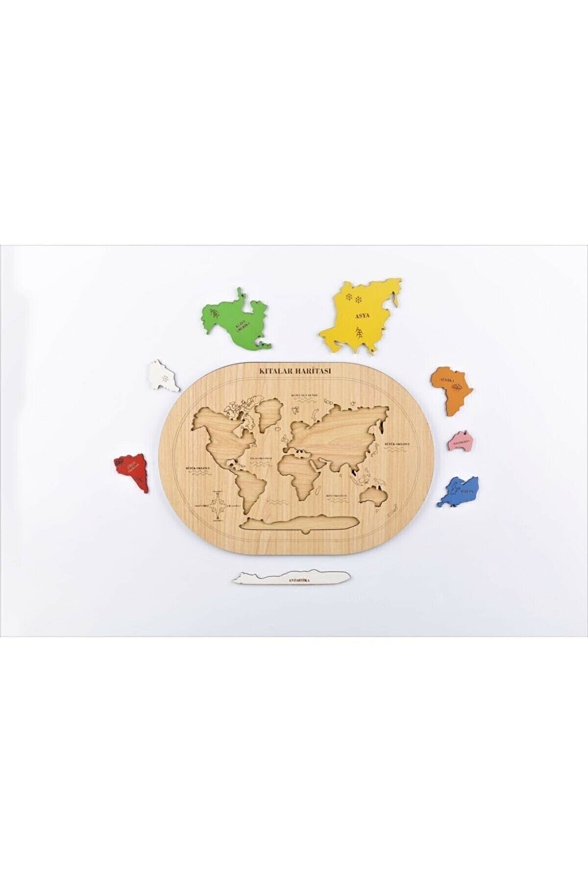 مجموعه نقشه قاره‌ها برای توسعه‌دهنده آموزشی، ست ۲ عددی، محصول دوگانه (۲۹٫۲×۲۰ سانتی‌متر)