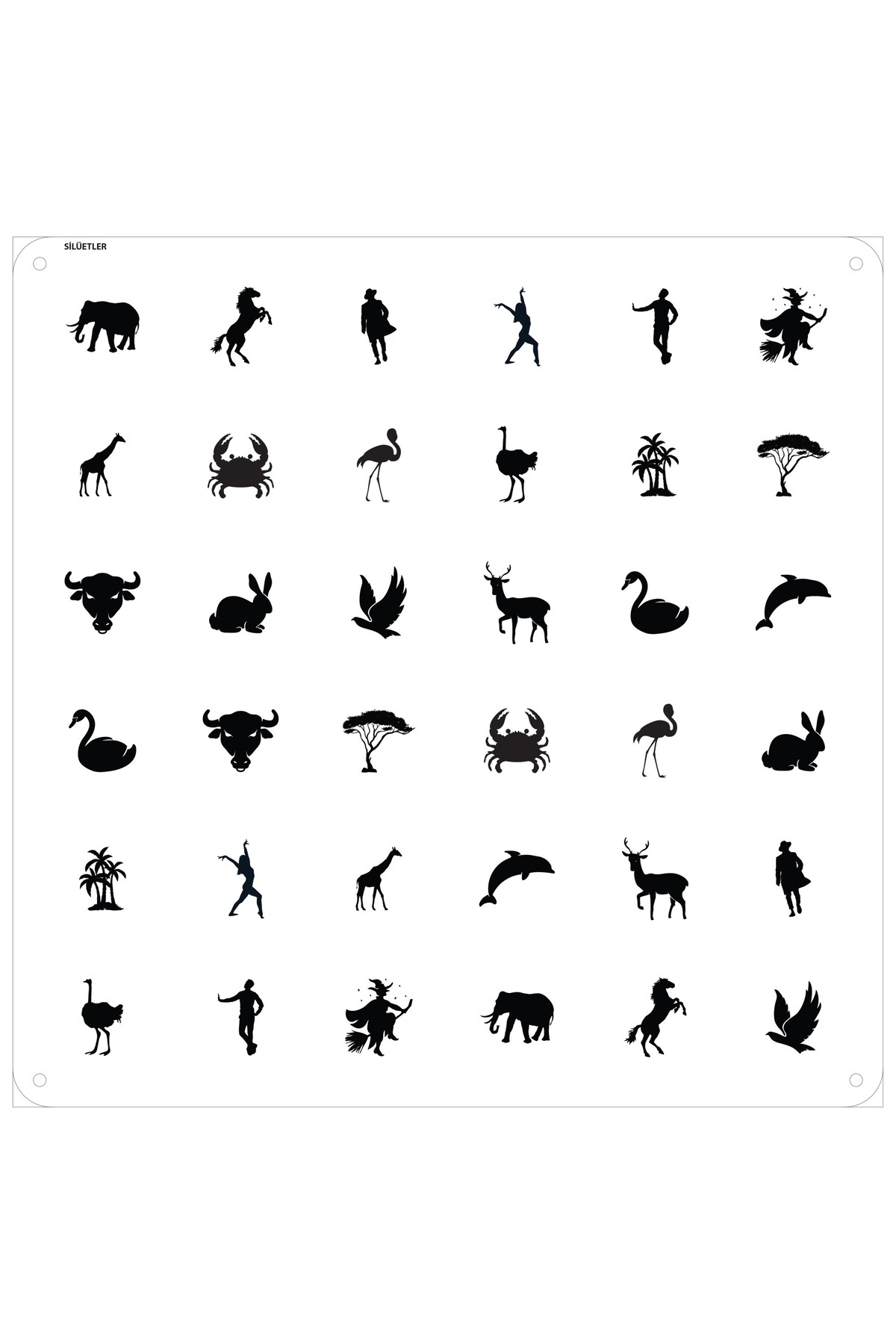 Artikel Mdf Montessori Oyunu Eşleştirme Oyun Kartları 4 Adet Tangram Oyun Kartı, Hafıza Kartı fotoğrafı 4 (önizleme)