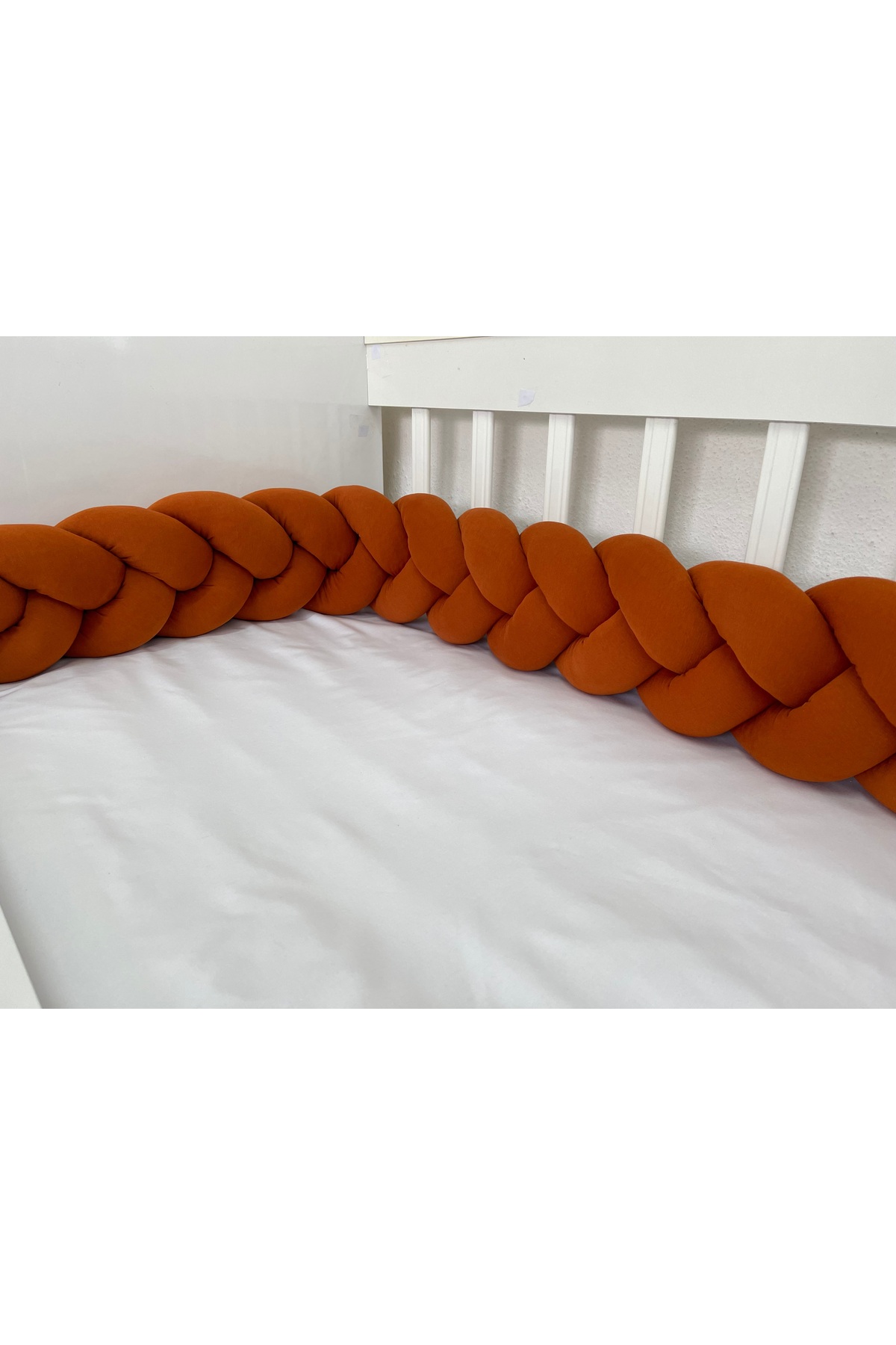 Örgü Korumalık 400 cm 3 lü Örgü Modeli - 70x130 Beşik İçin Uygun 2