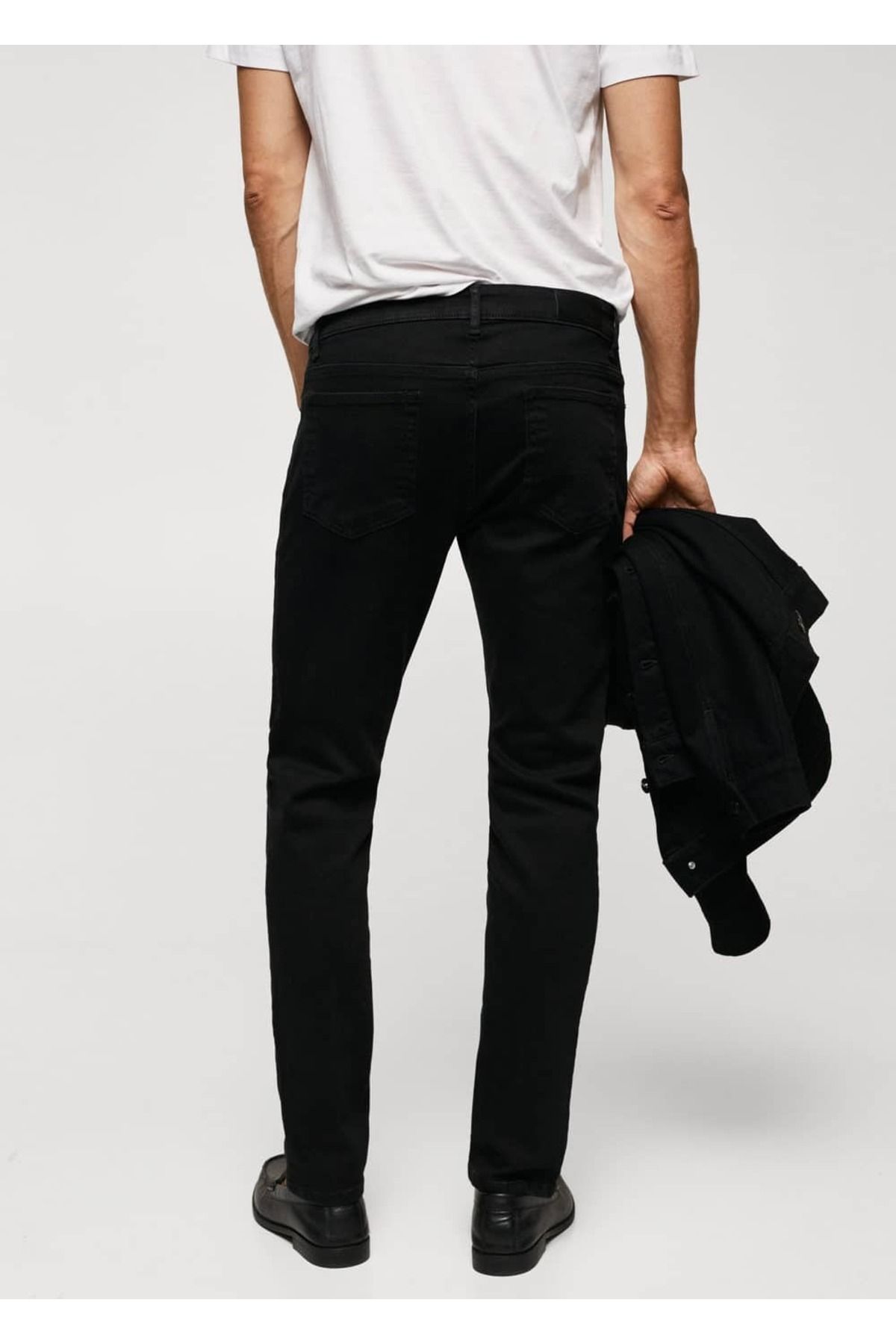 MANGO Man-Blugi Patrick slim fit ultra-moale la atingere 4
