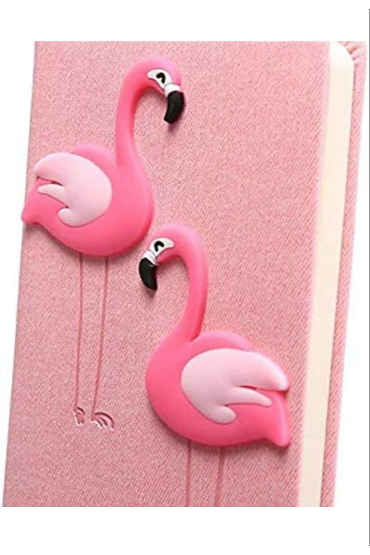 BLA GROUP-Cute Notebook Flamingo Cute Shiny Figured Notebook Memory Book Unlined 3