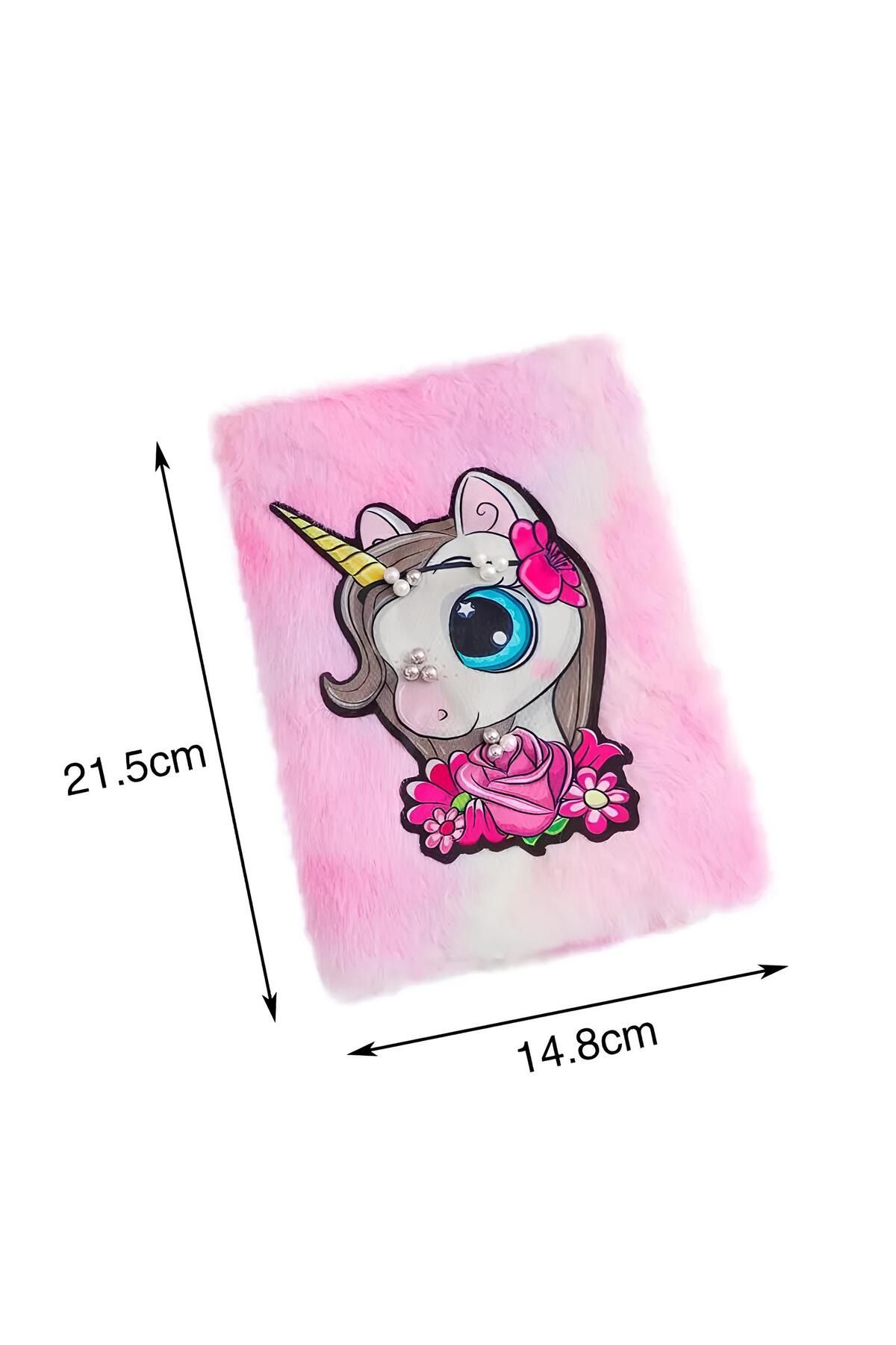 BLA GROUP-Unicorn Pearl Cute Sequin Shiny Figured Notebook Scrapbook Lined 3