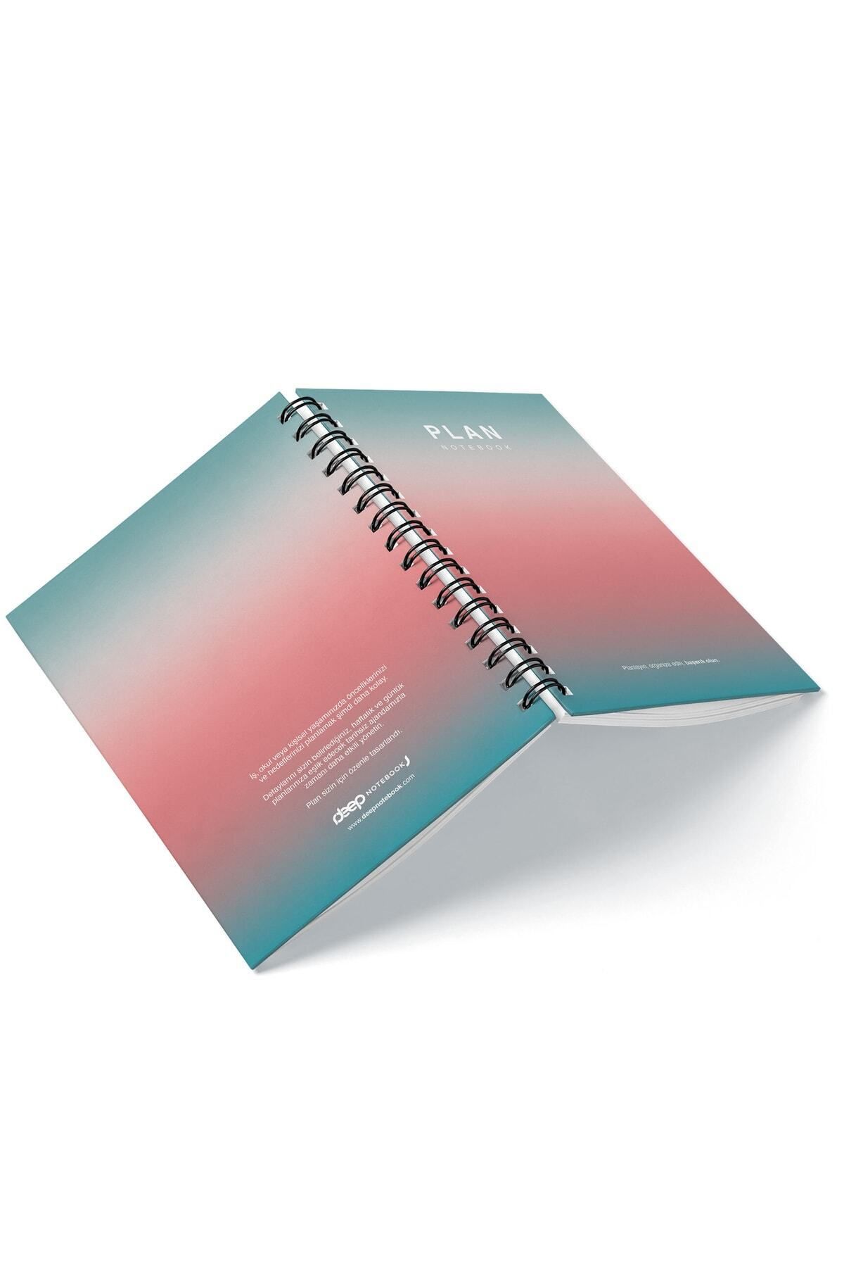 Deep Notebook-Timeless Planner Agenda A5 Spiral Color Transition Colorful Design 2