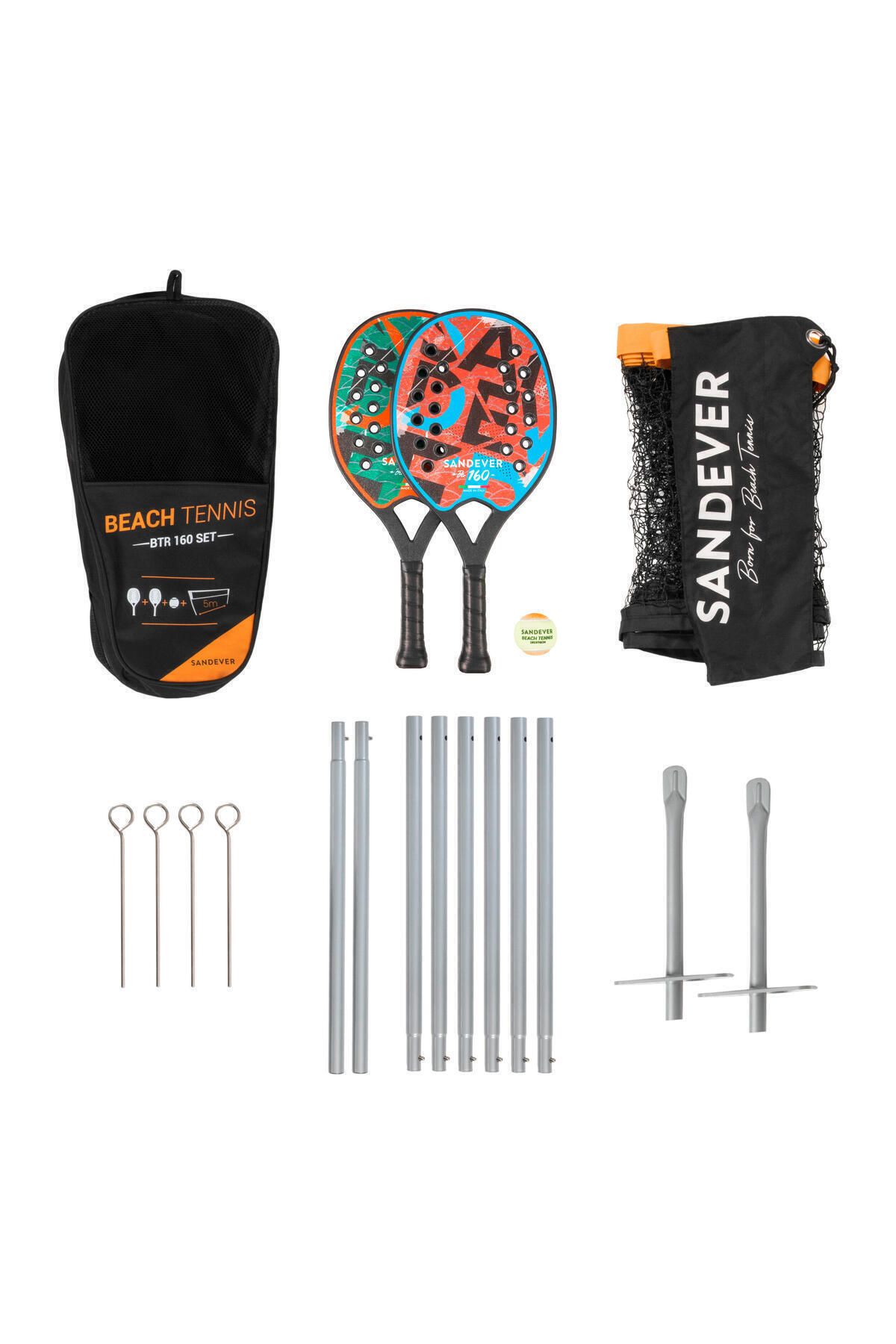 Decathlon-Sandever Beach Tennis Racket & Net Set - Btr 160+ 1