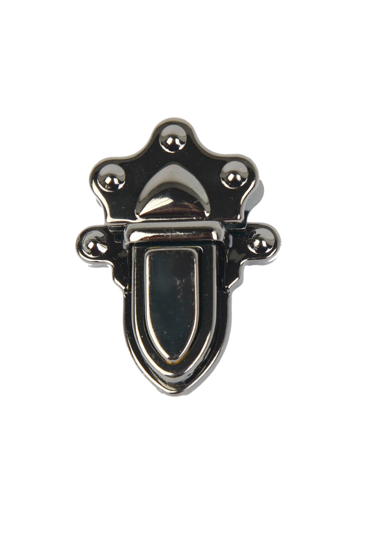 2 Pieces Crown Model Bag Lock - Width 3 Cm - Length 5 Cm ( Double )