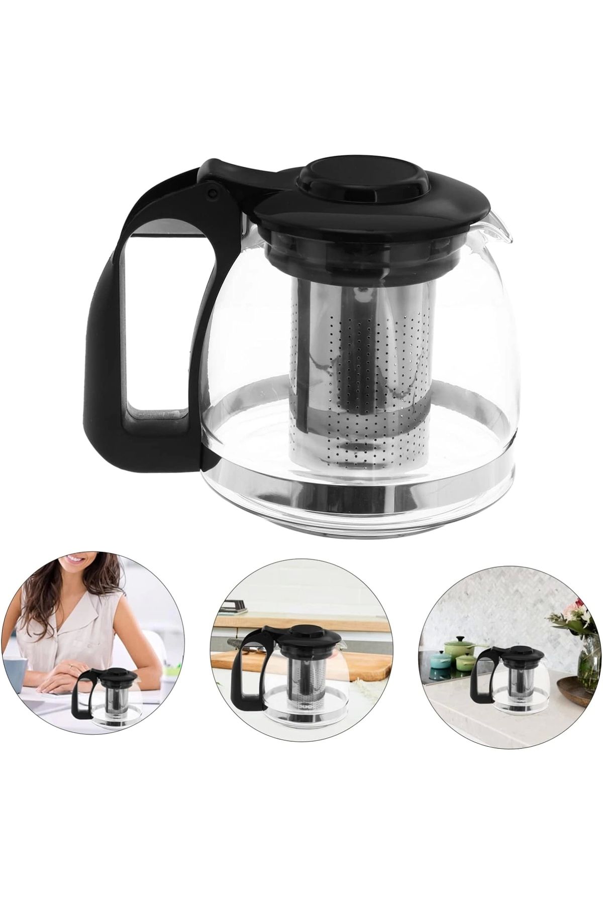 Glass teapot electric on sale