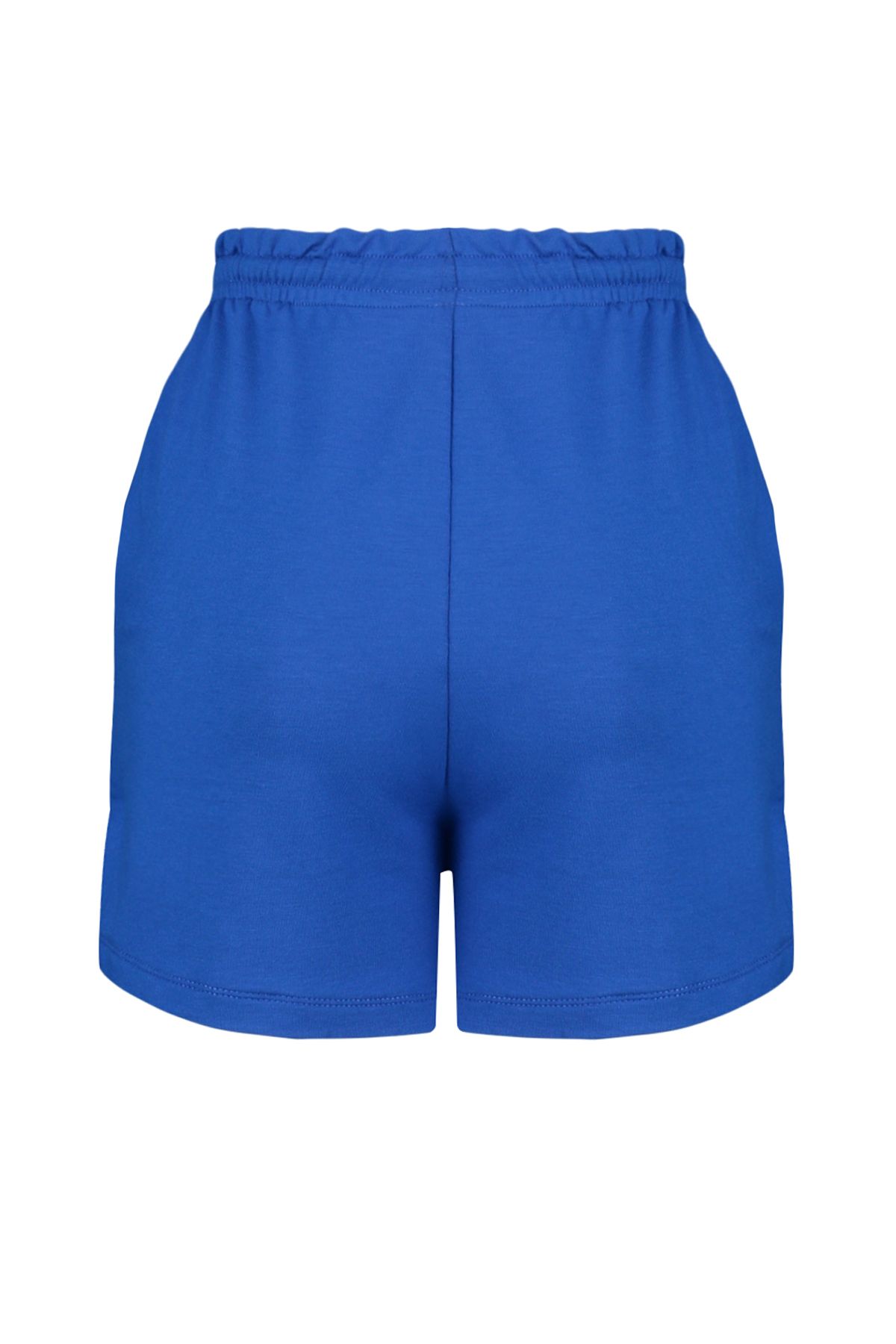 Trendyol Collection-Saks Elastic Waist Basic Soft Buttoned Pletené šortky a Bermudy TWOSS24SR00042 8