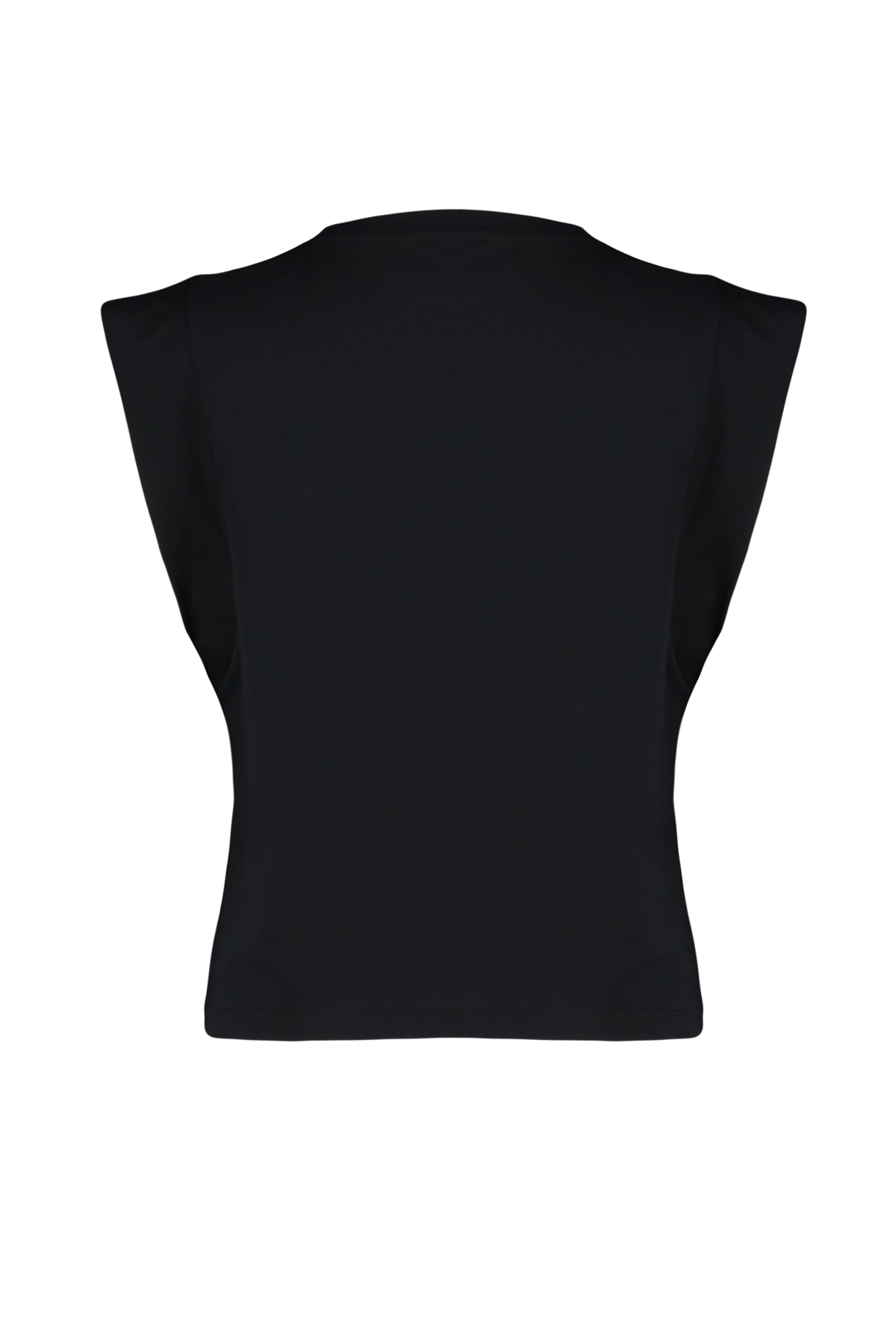 Trendyolmilla  Siyah %100 Pamuk Slogan Baskılı Regular/Normal Kalıp Bisiklet Yaka Örme T-Shirt TWOSS24TS00020 - Görsel 8