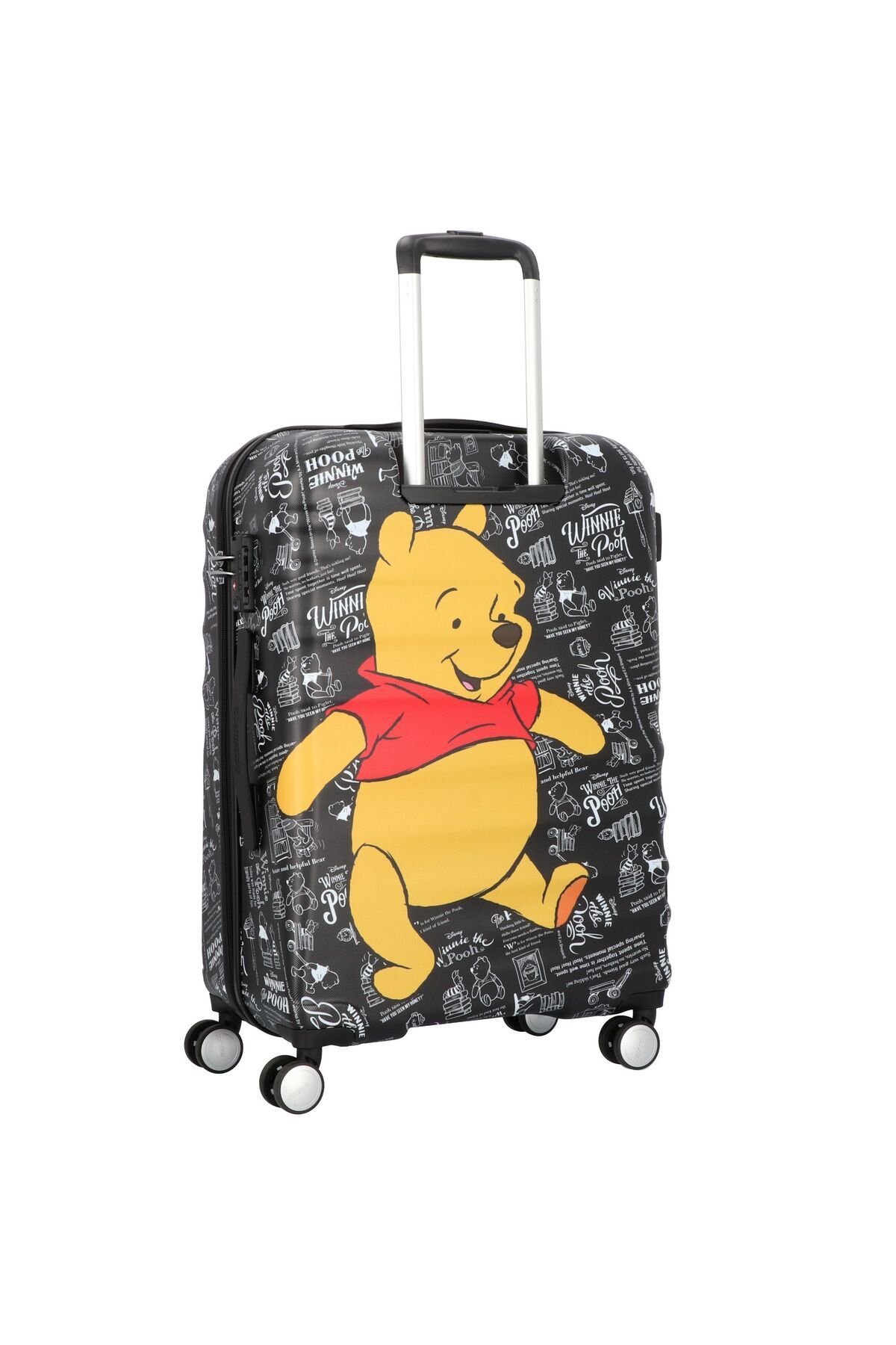 American Tourister-حقيبة سفر ديزني ويف بريكر الصلبة متوسطة الحجم 67 سم ويني ذا بوه 4