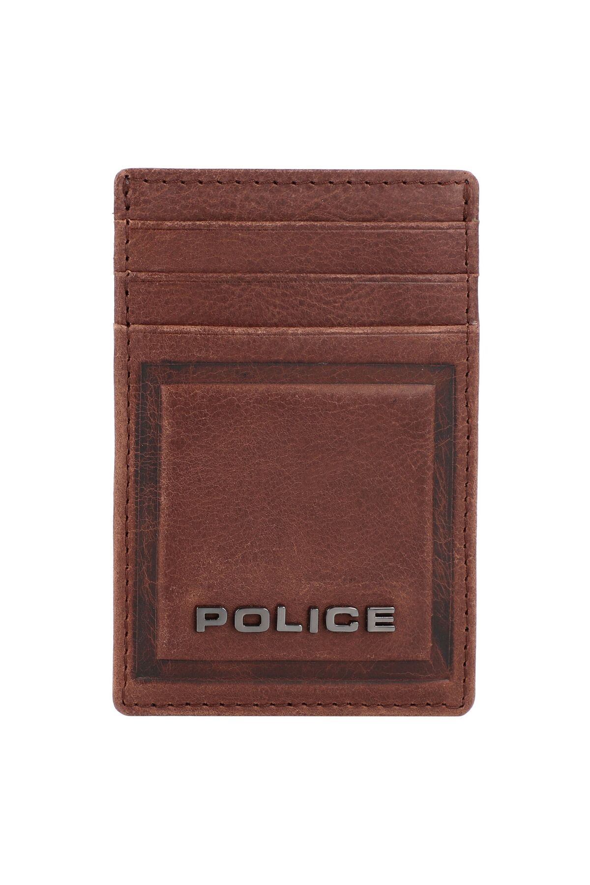 Police-PT16-08536 Kredi Kartı Kartı Leder 7 cm Geldscheinklammer ile 1