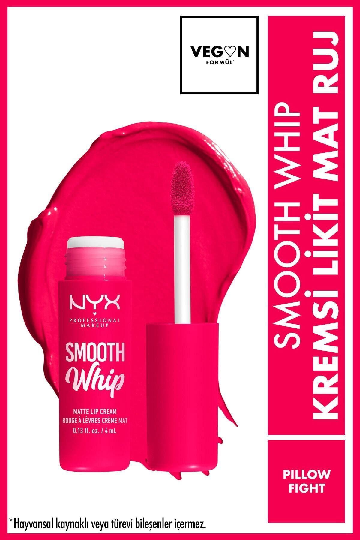 NYX Professional Makeup آرایش لب مایع مات صاف مبارزه با بالش