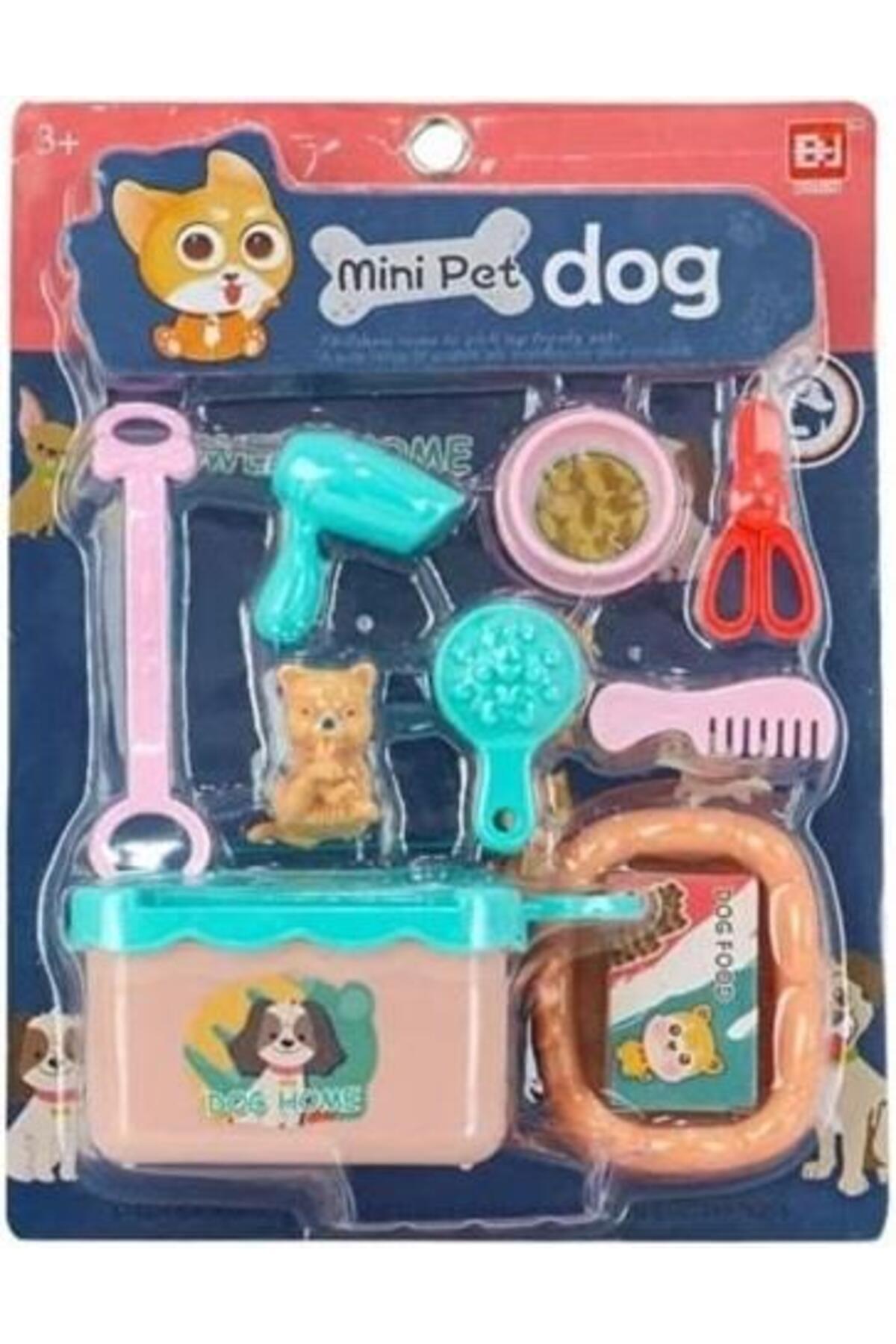 【未開封】ゲベ　dog　2体セット Bee Games 9 Parça Mini Pet Dog Oyuncak Set Mini Köpek Bakım Seti
