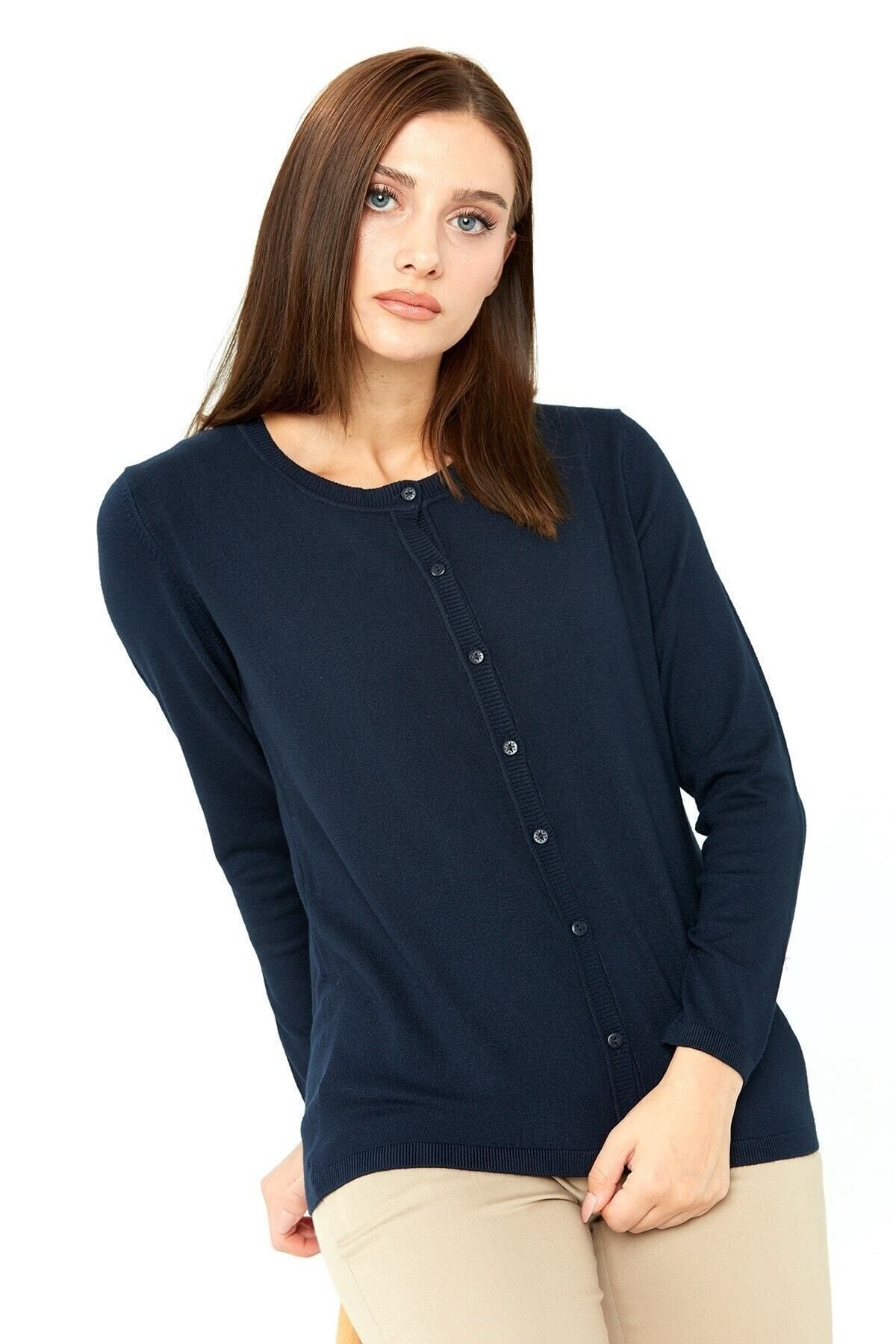 Dark navy cardigan womens sale