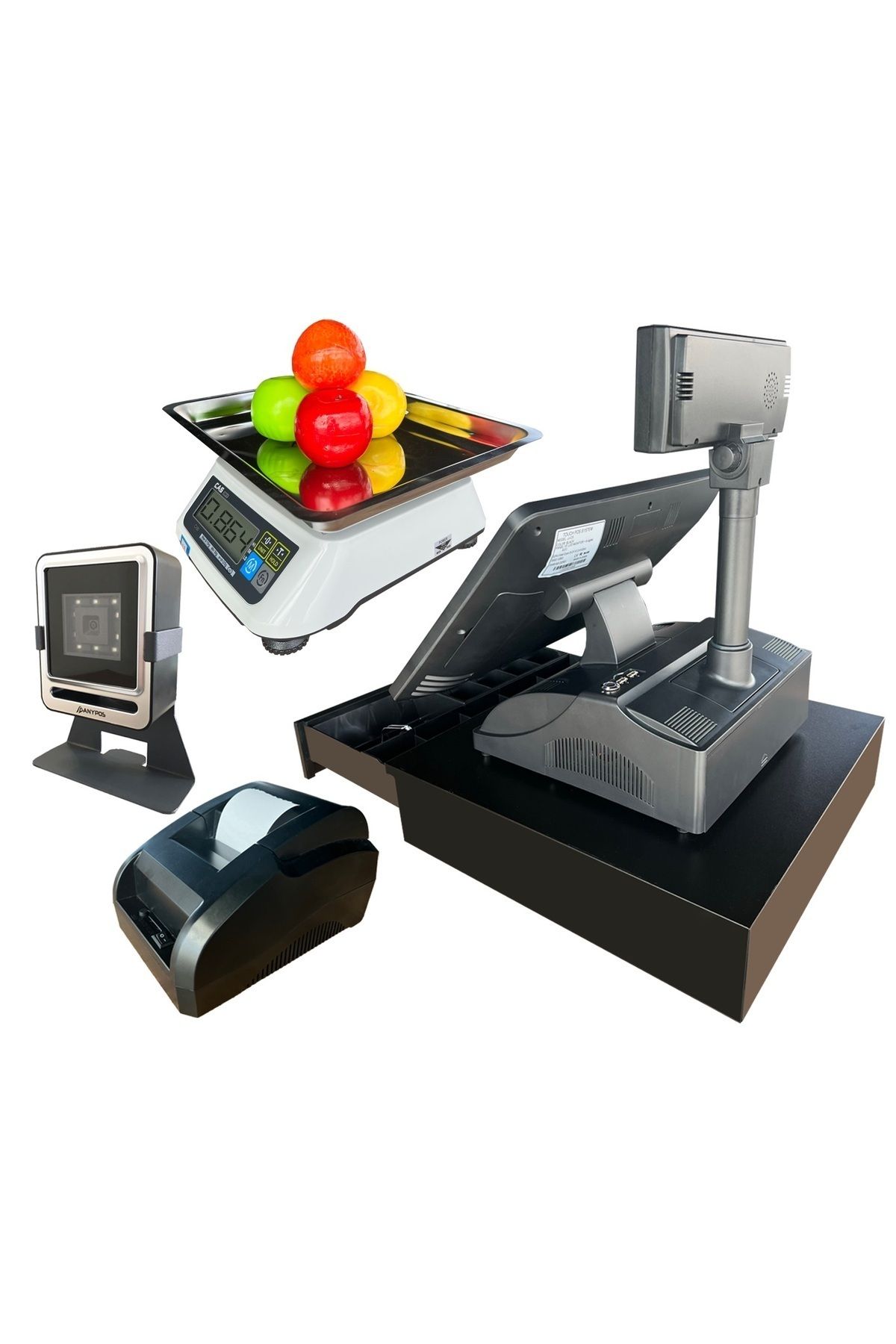 Microser-M34 Barcode System Cas Brand Scale Ready 20bin Product Installed Easy to Educate, Guaranteed System 5