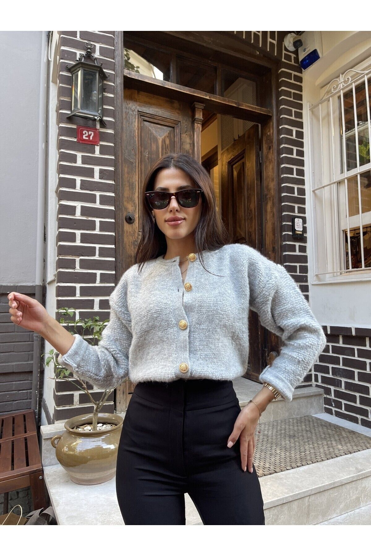 Light gold cardigan shop