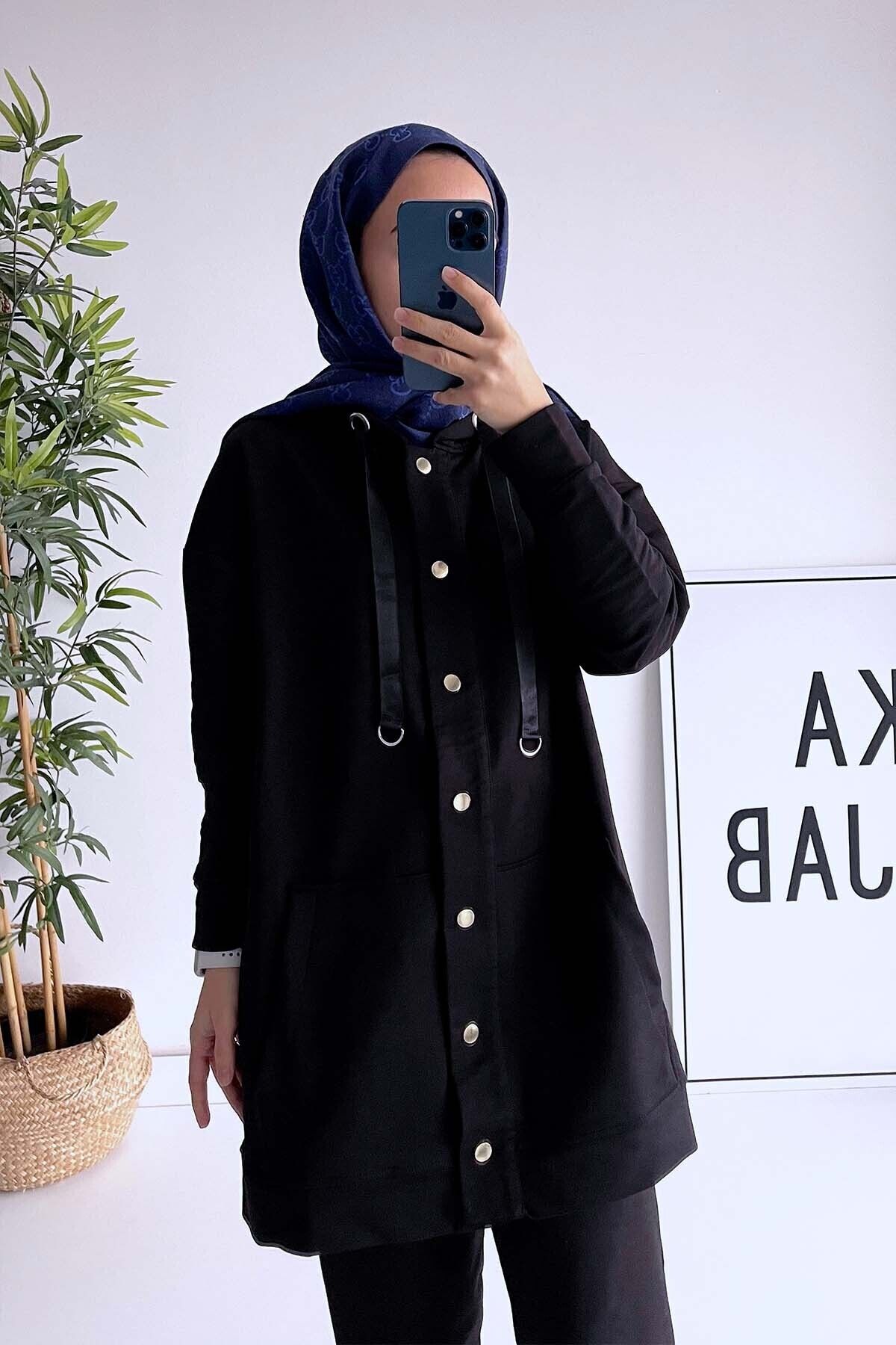 Ka Hijab-Κοστούμι Bonny Hijab - Μαύρο 3
