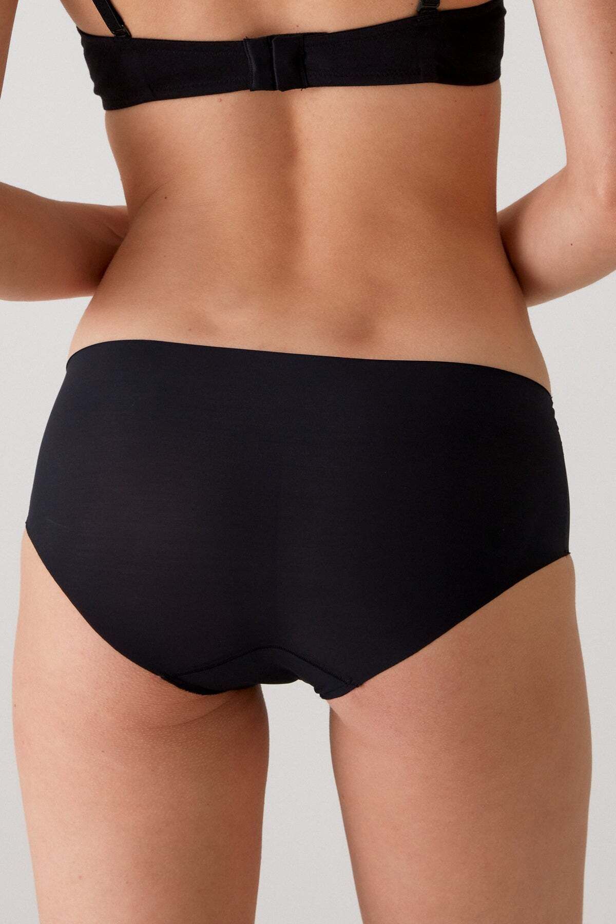 Pierre Cardin-Pachet economic de 3 piese pentru femei, negru-alb-nud, 2832 pantaloni scurți fără urme (BUMBAC PENTRU GATE) 6