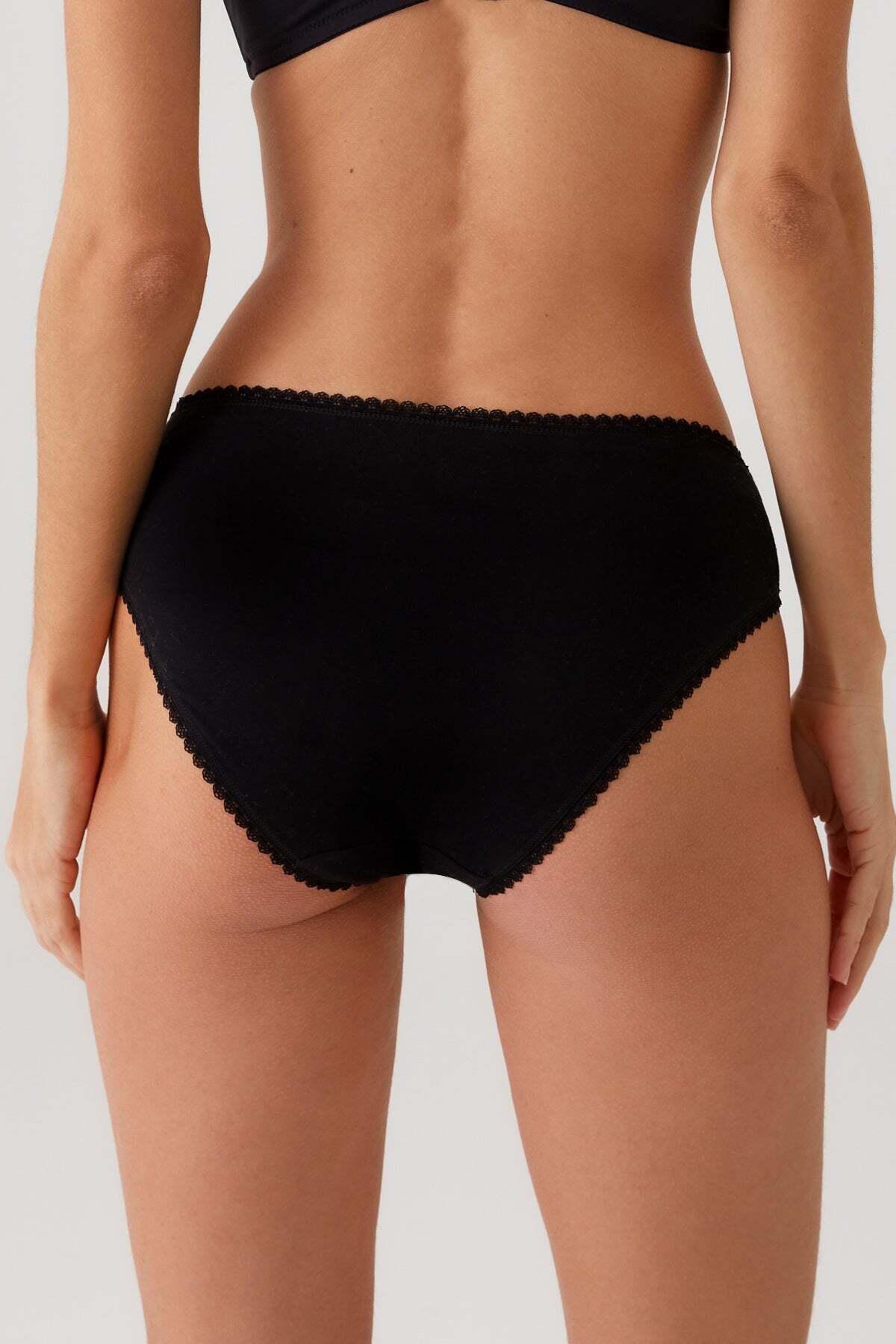 Pierre Cardin-Pachet de 3 chiloți din bumbac cu talie normală 2238 negru-alb-brun 8