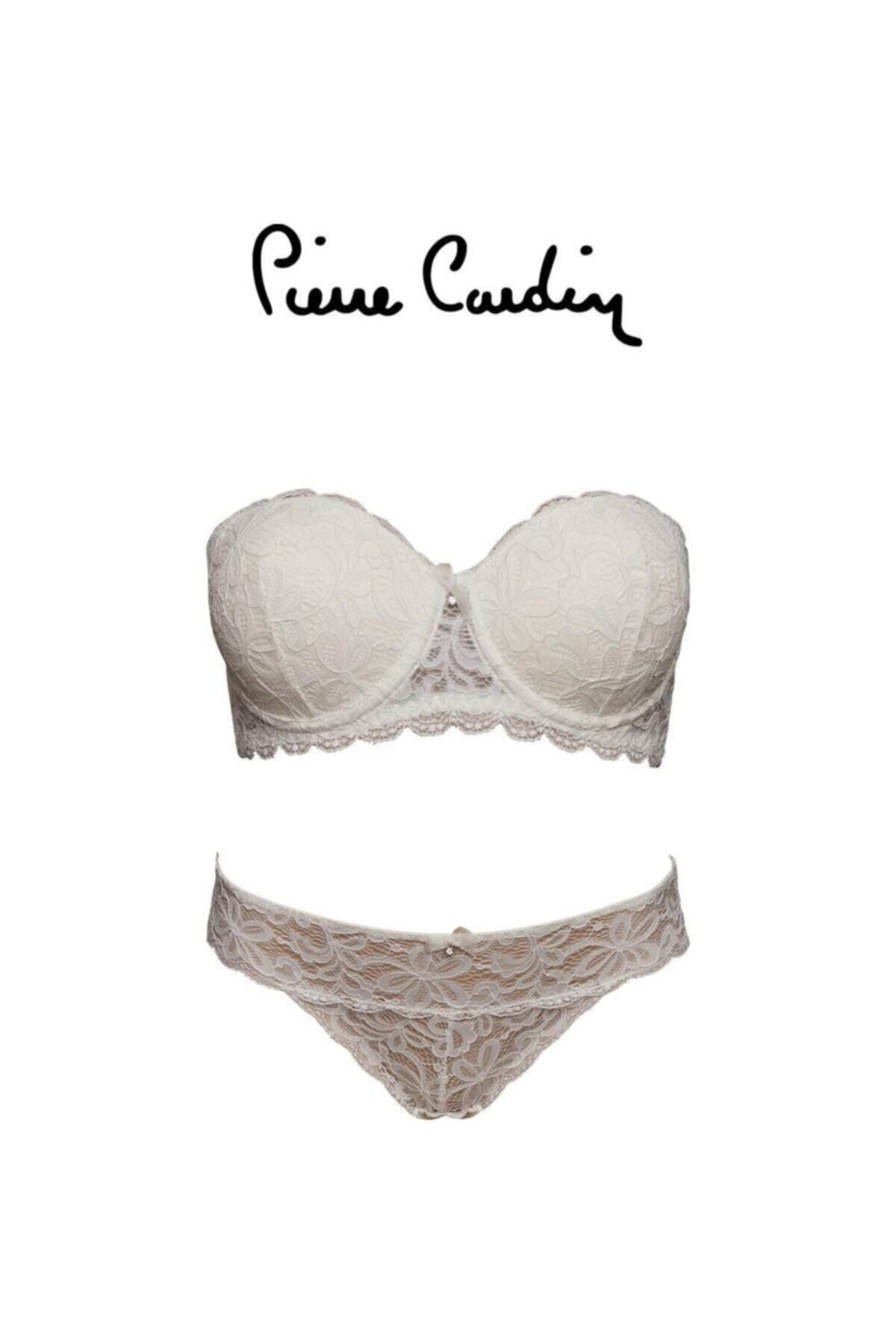 Pierre Cardin-Γυναικείο Σετ σουτιέν Ecru 4616 Daisi Underwire Supported Strapless 1