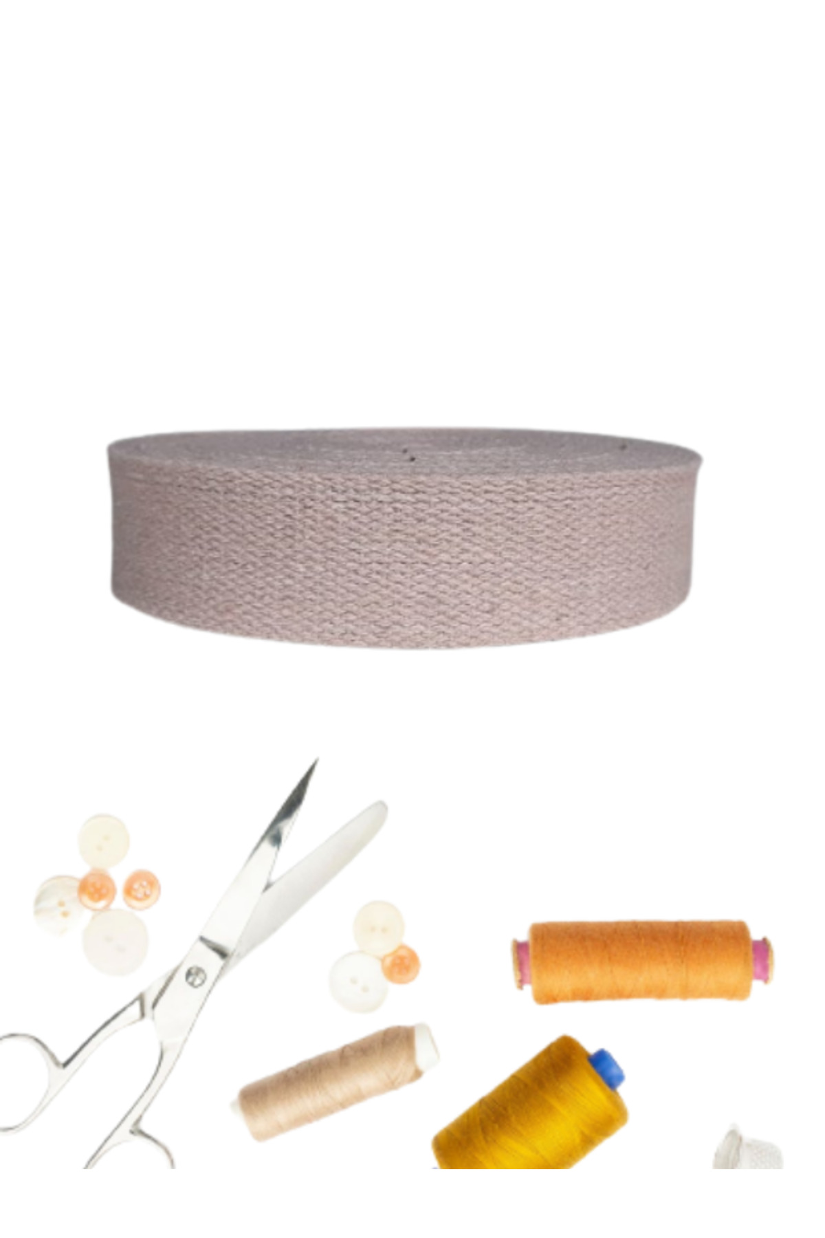 Nil'in Evi Dar Dokuma Ham 4 CM X 5 MT Pamuklu Kolon Kayış