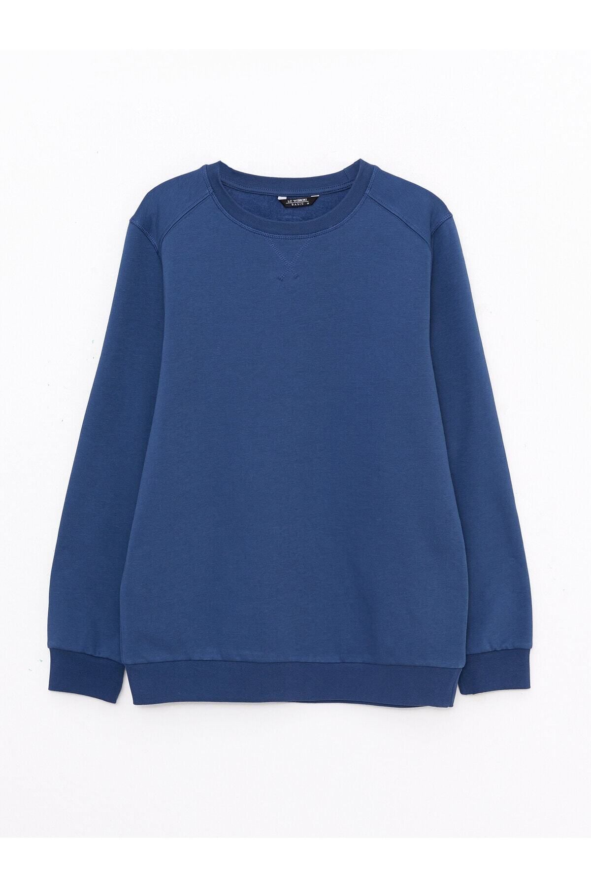 Dark blue online sweatshirt by h&m