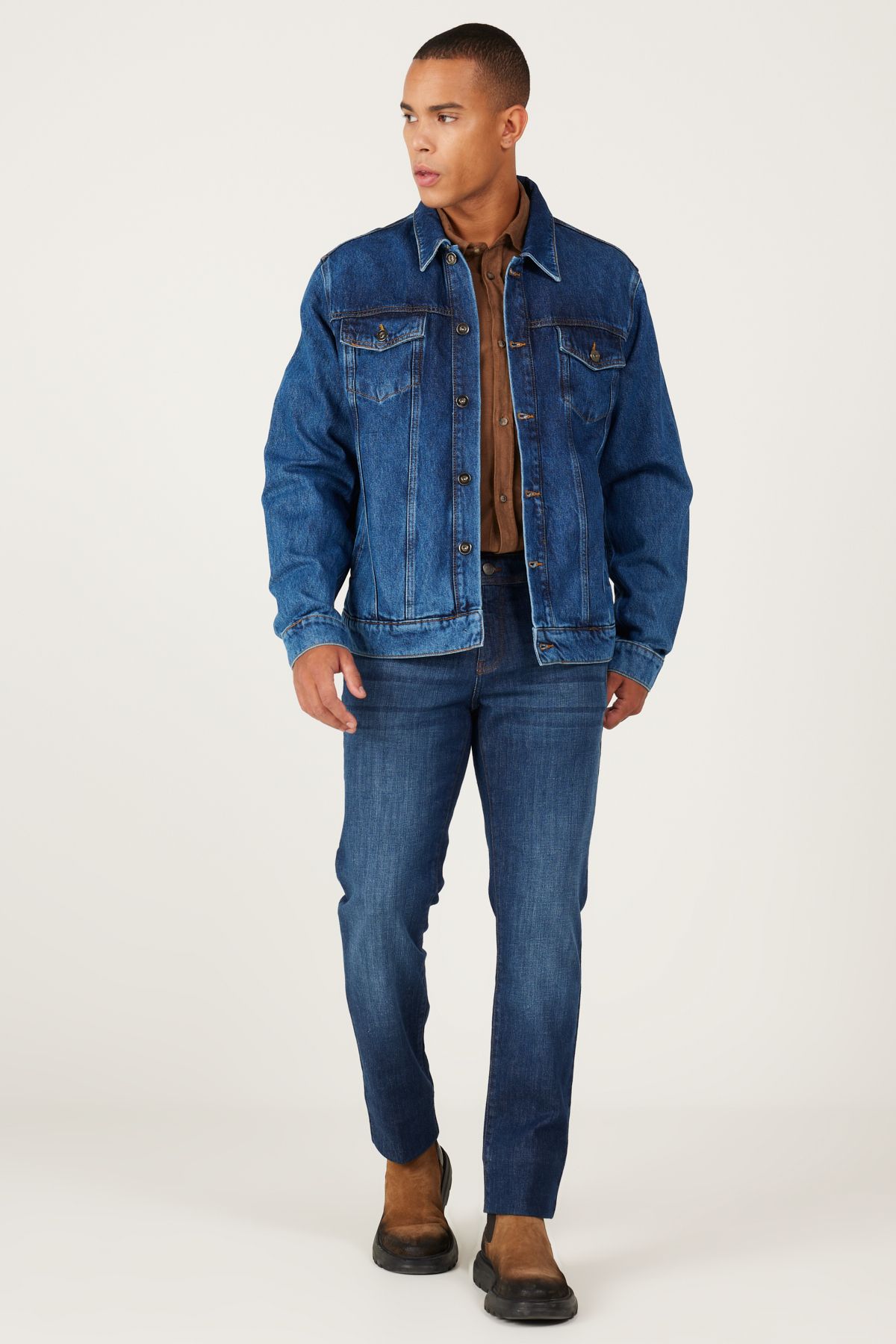 Denim and shop cotton jacket